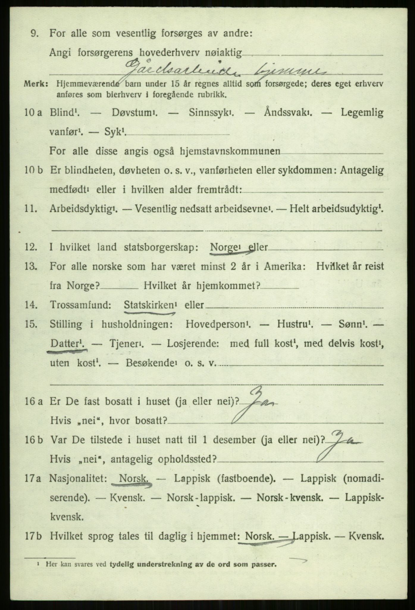 SATØ, Folketelling 1920 for 1934 Tromsøysund herred, 1920, s. 2805