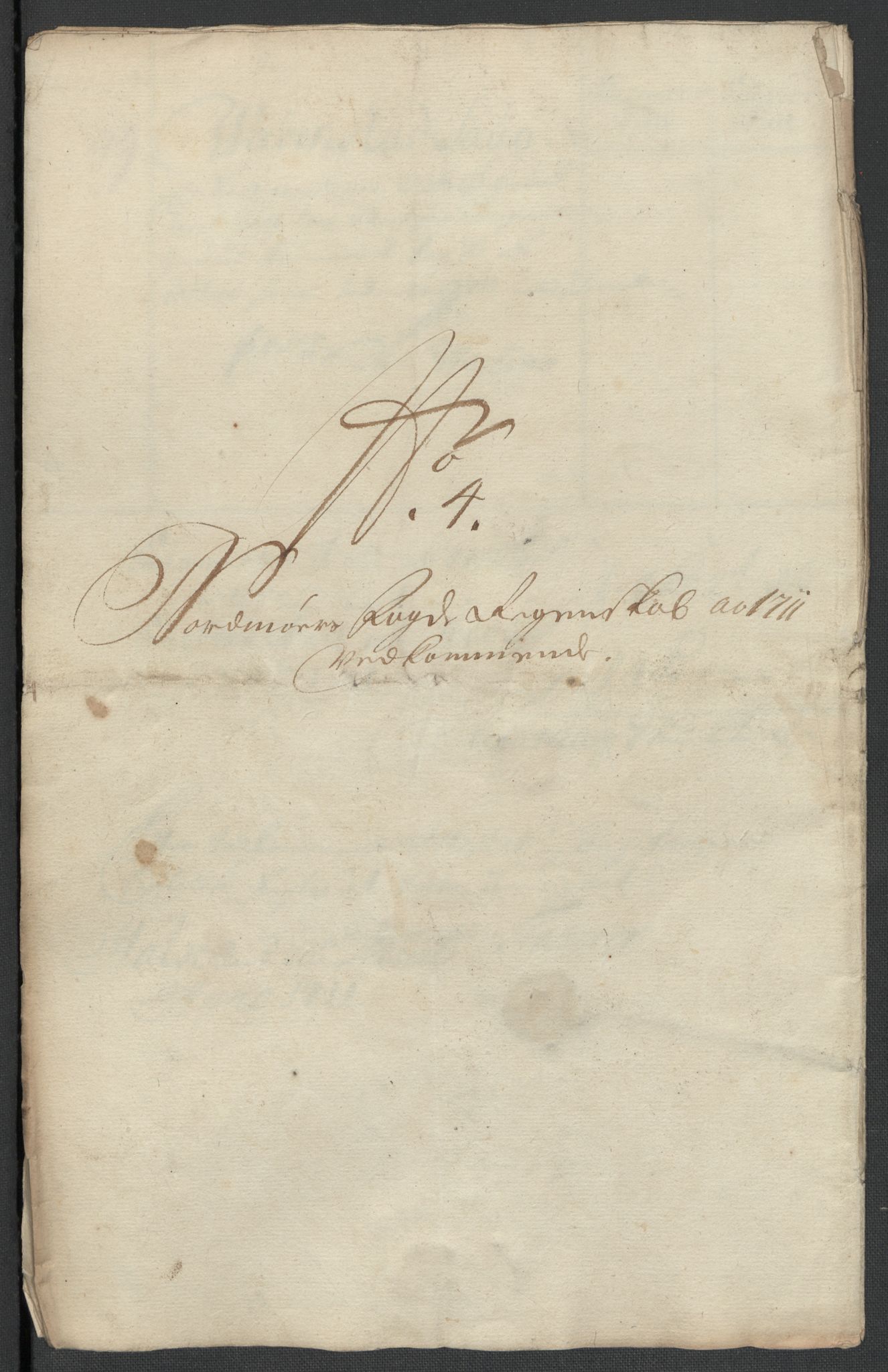 Rentekammeret inntil 1814, Reviderte regnskaper, Fogderegnskap, RA/EA-4092/R56/L3745: Fogderegnskap Nordmøre, 1711, s. 91