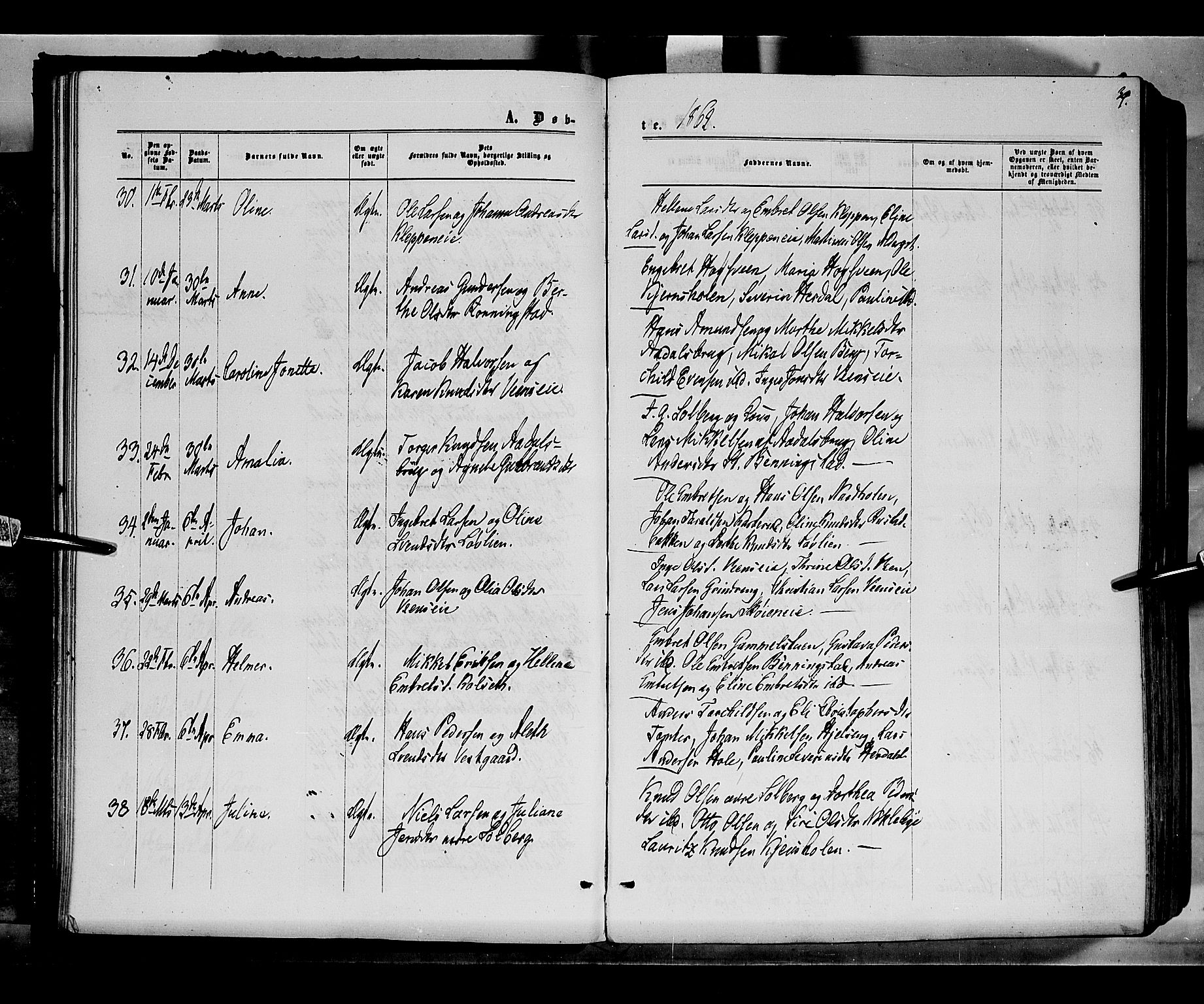 Løten prestekontor, AV/SAH-PREST-022/K/Ka/L0008: Ministerialbok nr. 8, 1860-1877, s. 39
