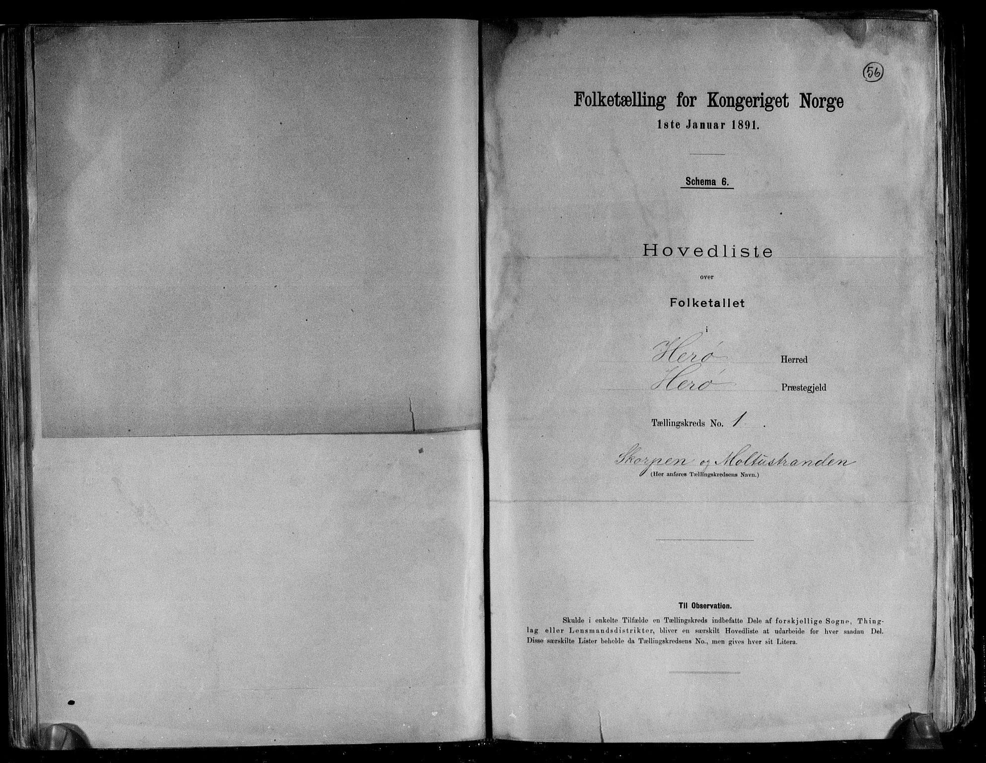 RA, Folketelling 1891 for 1515 Herøy herred, 1891, s. 5