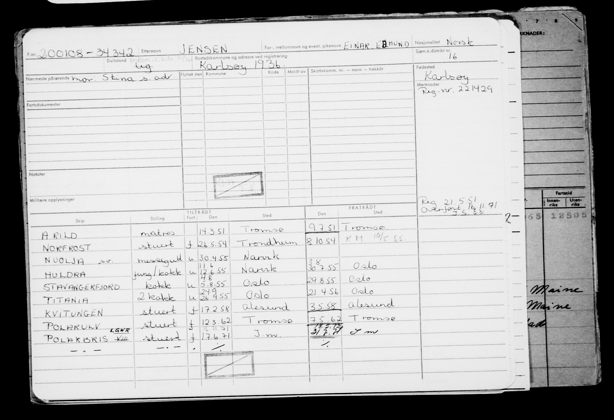 Direktoratet for sjømenn, AV/RA-S-3545/G/Gb/L0075: Hovedkort, 1908, s. 247