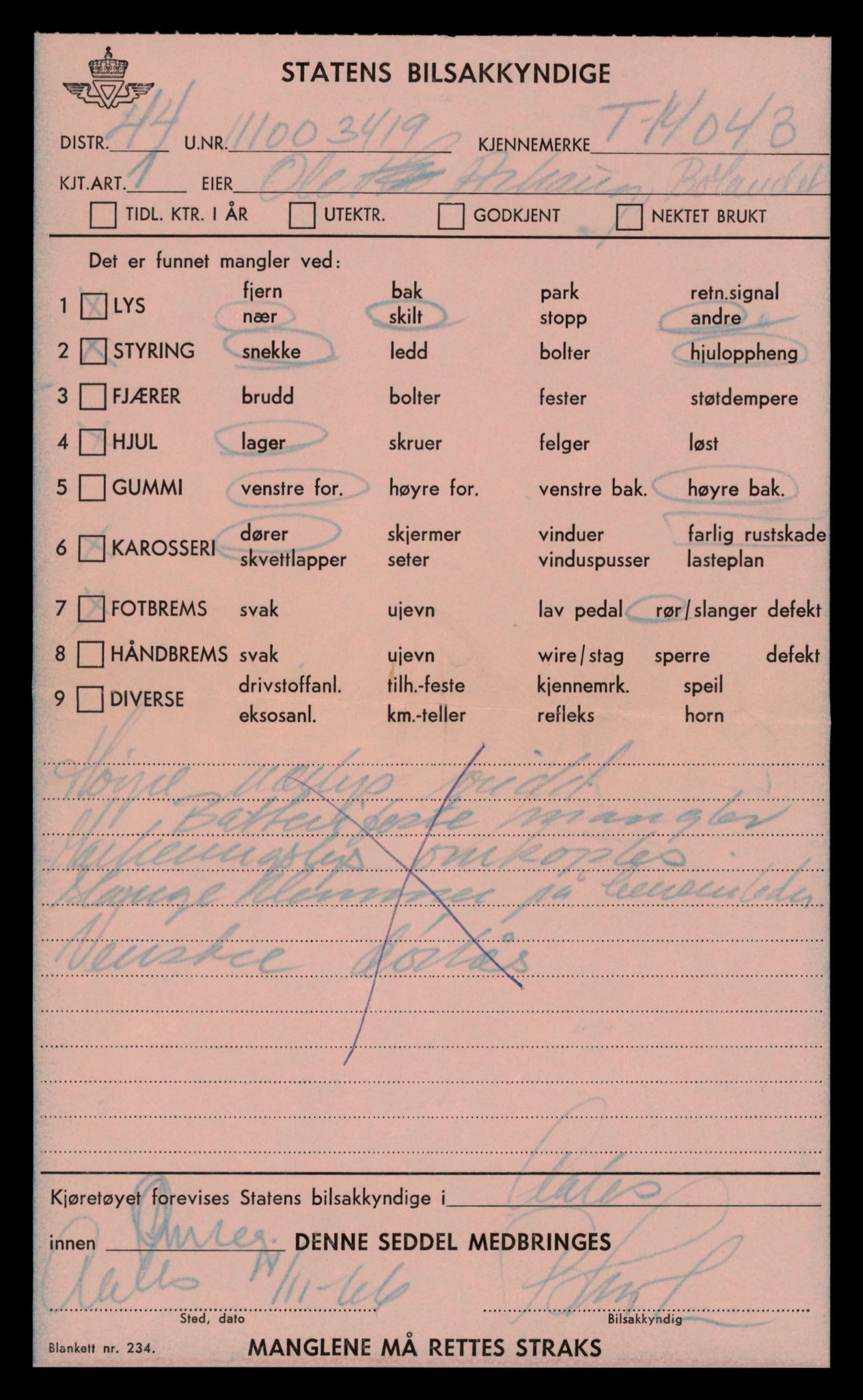 Møre og Romsdal vegkontor - Ålesund trafikkstasjon, AV/SAT-A-4099/F/Fe/L0042: Registreringskort for kjøretøy T 13906 - T 14079, 1927-1998, s. 2307
