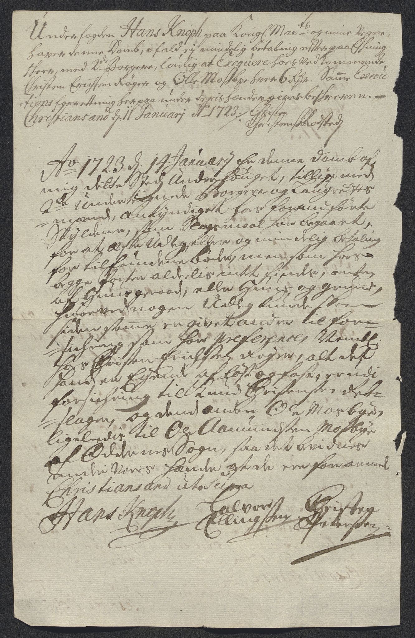Rentekammeret inntil 1814, Reviderte regnskaper, Byregnskaper, AV/RA-EA-4066/R/Rm/L0286: [M19] Sikt og sakefall, 1719-1727, s. 204