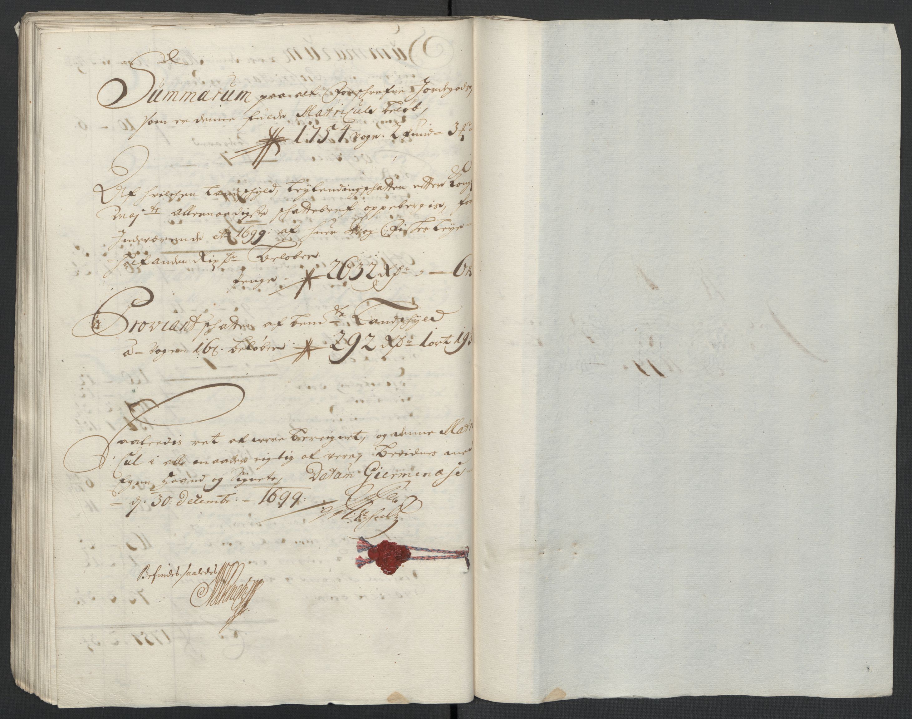 Rentekammeret inntil 1814, Reviderte regnskaper, Fogderegnskap, AV/RA-EA-4092/R55/L3654: Fogderegnskap Romsdal, 1699-1700, s. 65