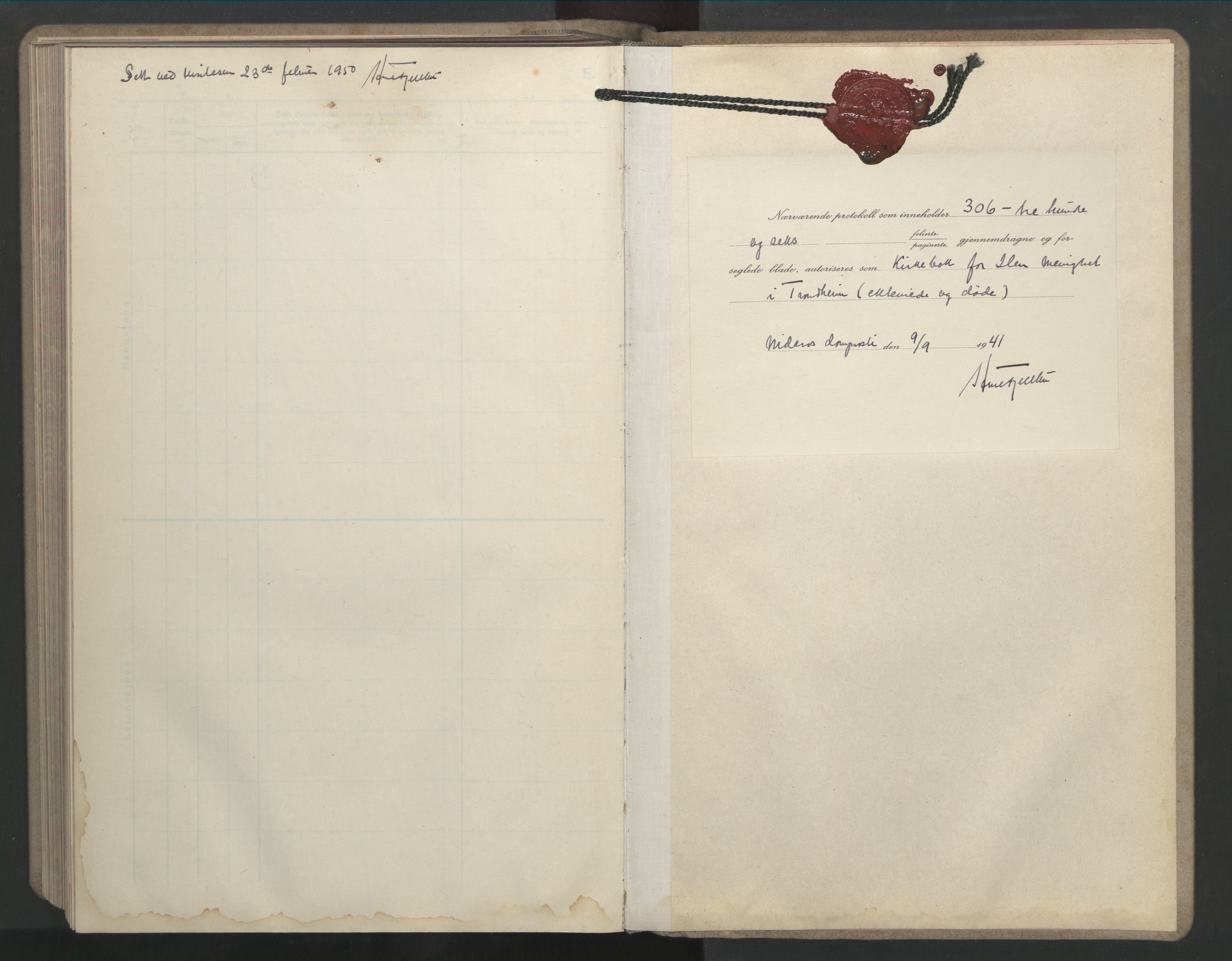 Ministerialprotokoller, klokkerbøker og fødselsregistre - Sør-Trøndelag, AV/SAT-A-1456/603/L0177: Klokkerbok nr. 603C05, 1941-1952