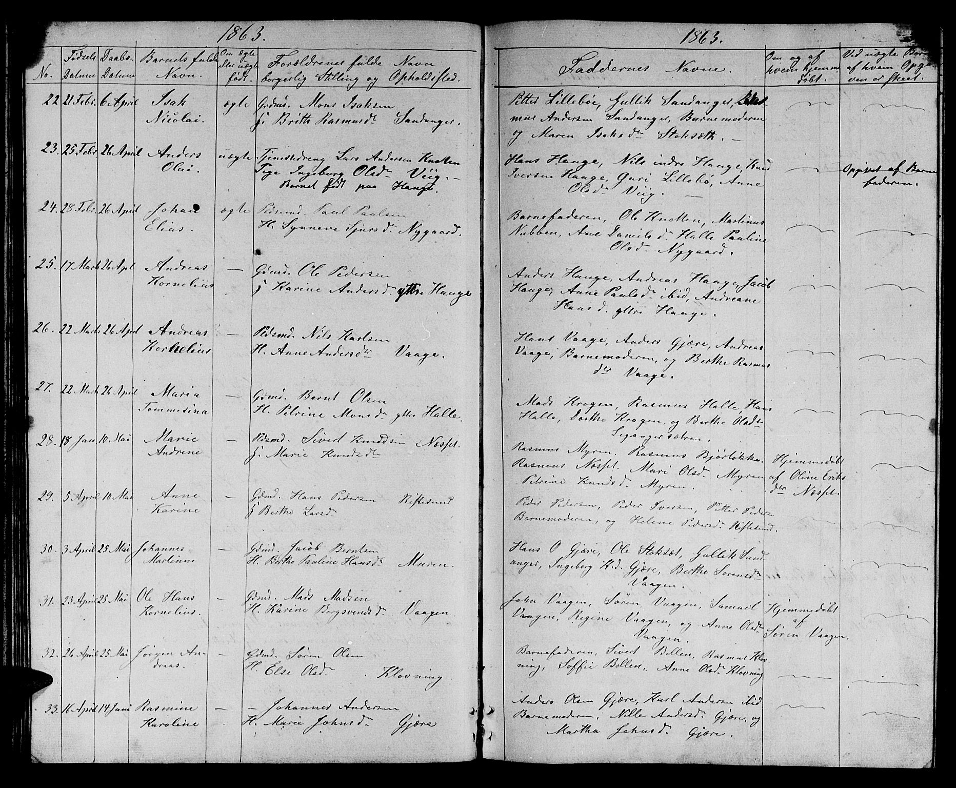 Ministerialprotokoller, klokkerbøker og fødselsregistre - Møre og Romsdal, SAT/A-1454/503/L0047: Klokkerbok nr. 503C02, 1854-1884, s. 34