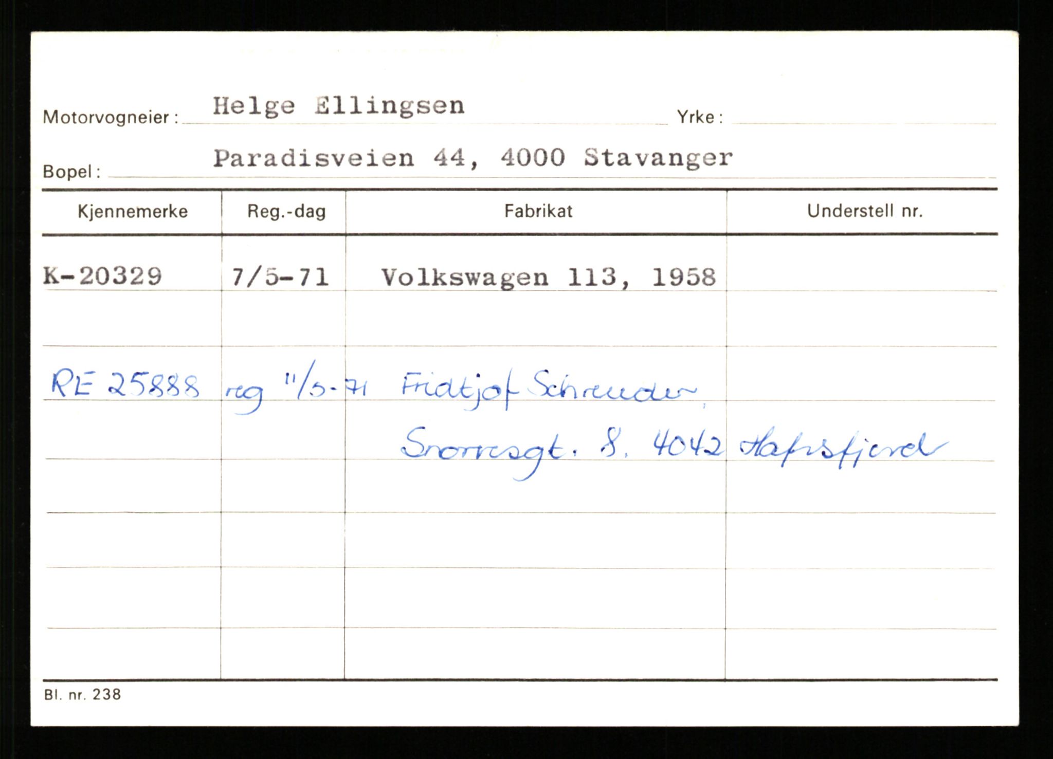 Stavanger trafikkstasjon, AV/SAST-A-101942/0/G/L0004: Registreringsnummer: 15497 - 22957, 1930-1971, s. 2176