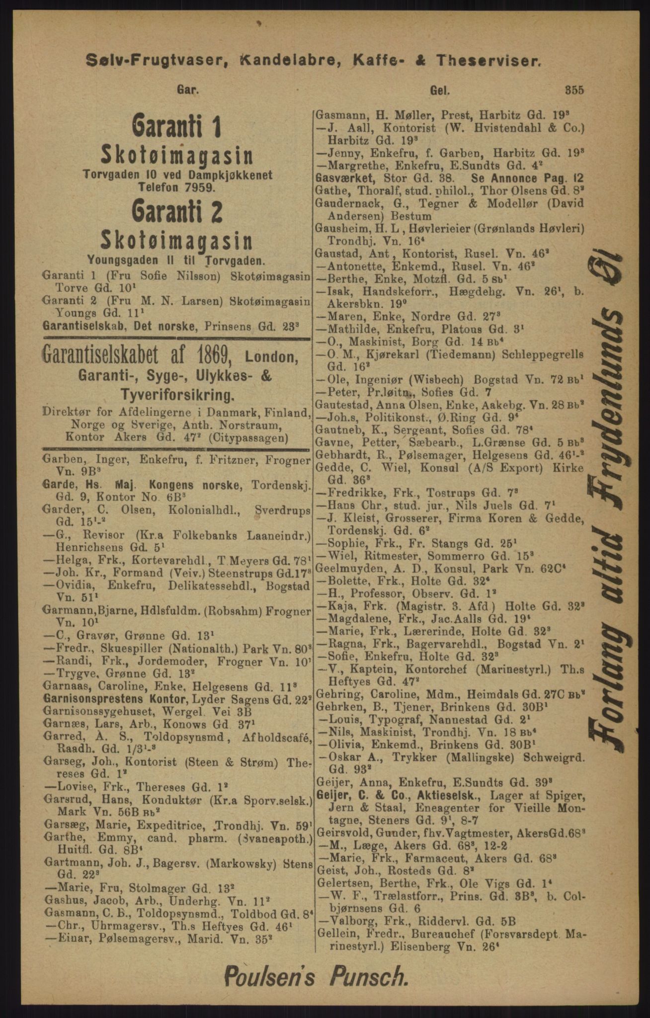 Kristiania/Oslo adressebok, PUBL/-, 1905, s. 355