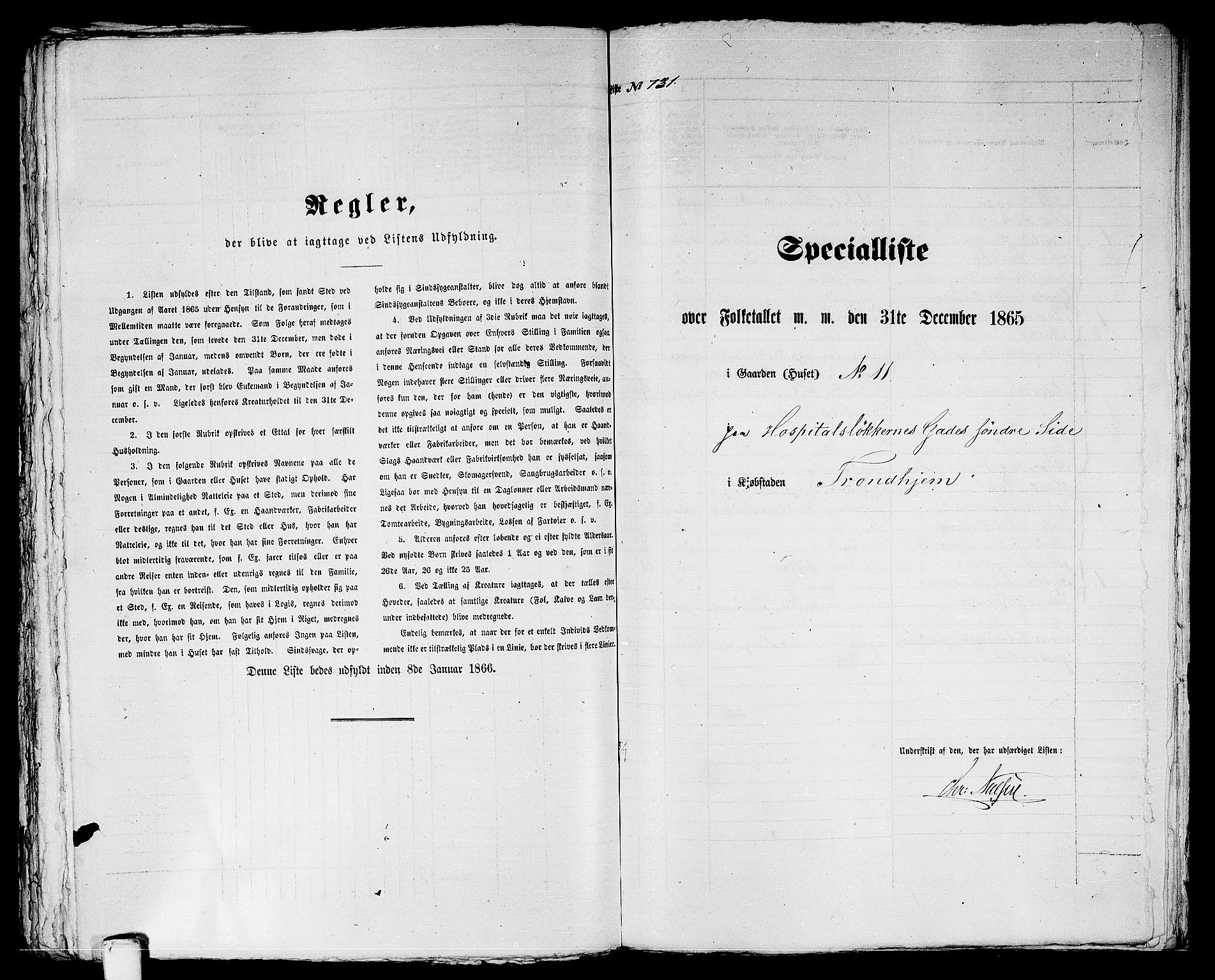RA, Folketelling 1865 for 1601 Trondheim kjøpstad, 1865, s. 1511