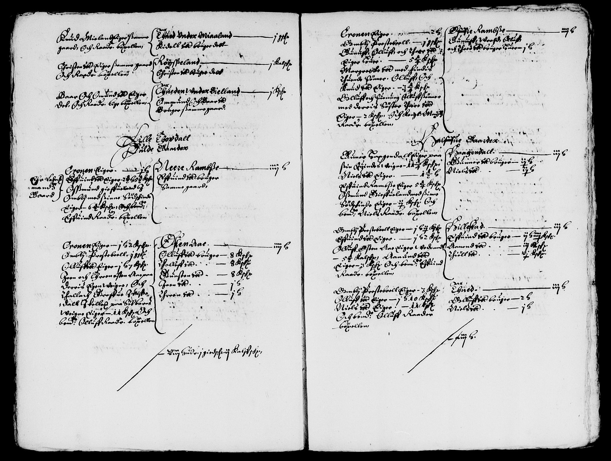 Rentekammeret inntil 1814, Reviderte regnskaper, Lensregnskaper, AV/RA-EA-5023/R/Rb/Rbq/L0041: Nedenes len. Mandals len. Råbyggelag., 1651-1653
