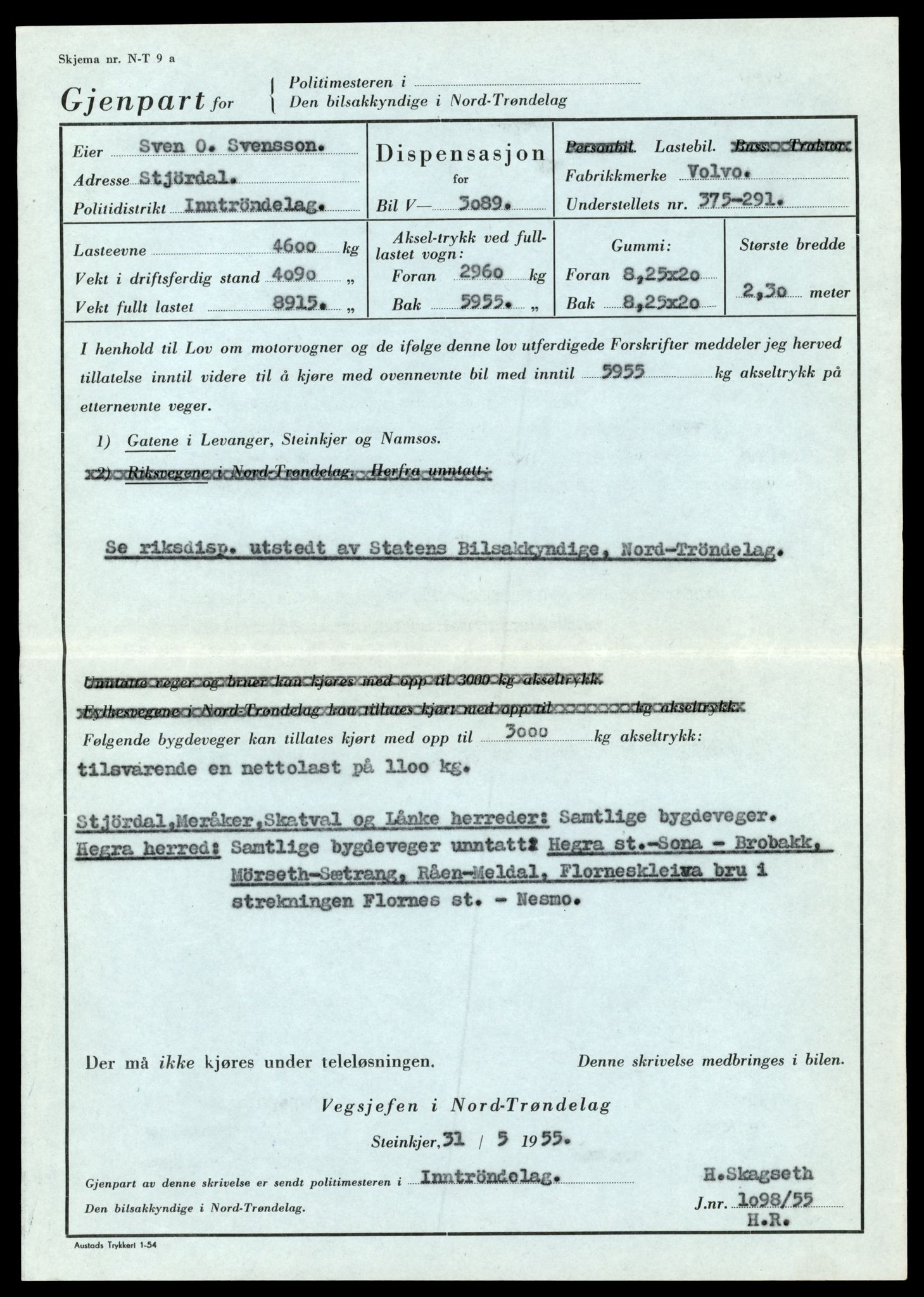 Møre og Romsdal vegkontor - Ålesund trafikkstasjon, AV/SAT-A-4099/F/Fe/L0033: Registreringskort for kjøretøy T 12151 - T 12474, 1927-1998, s. 1693