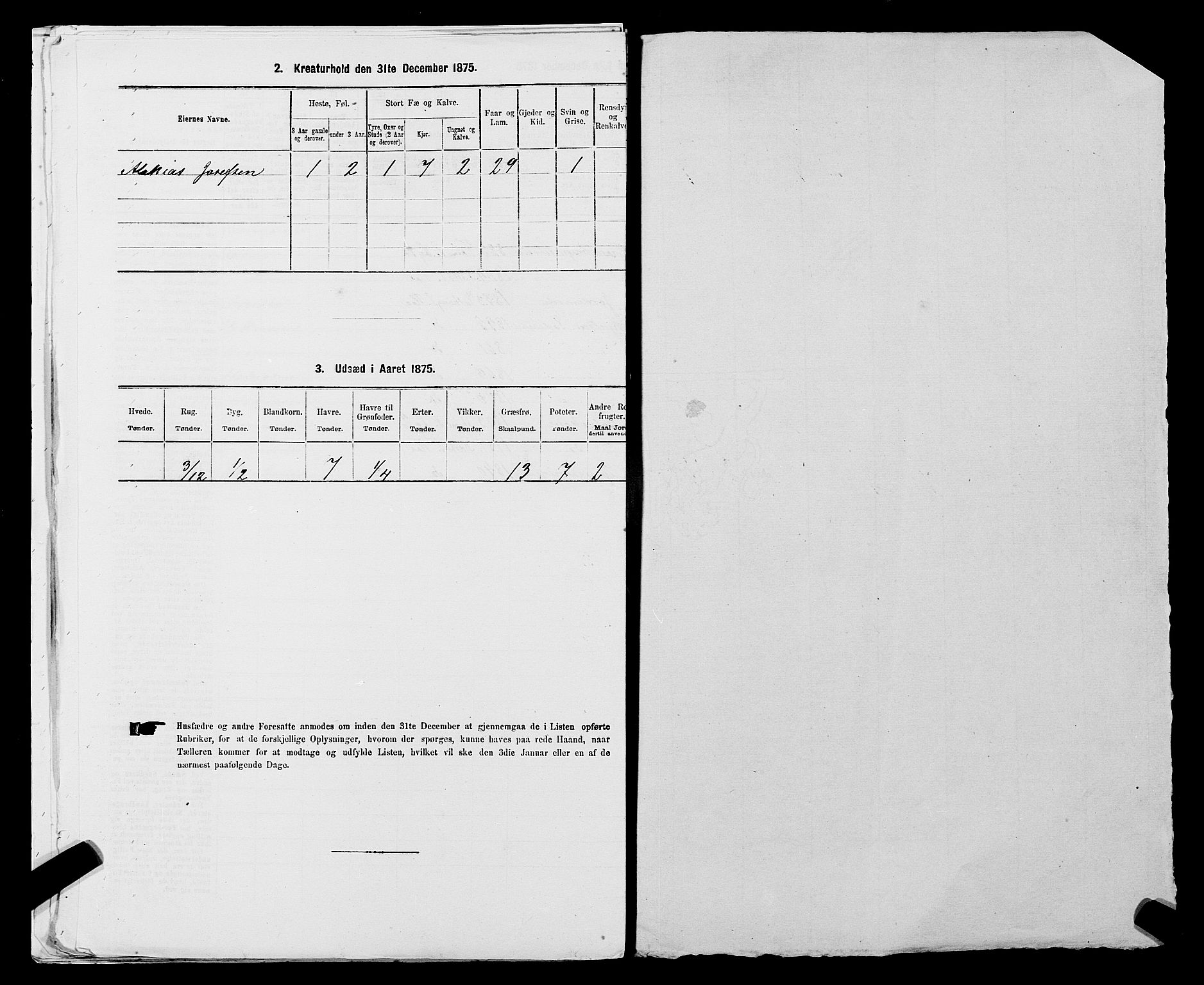 SAST, Folketelling 1875 for 1119P Hå prestegjeld, 1875, s. 619