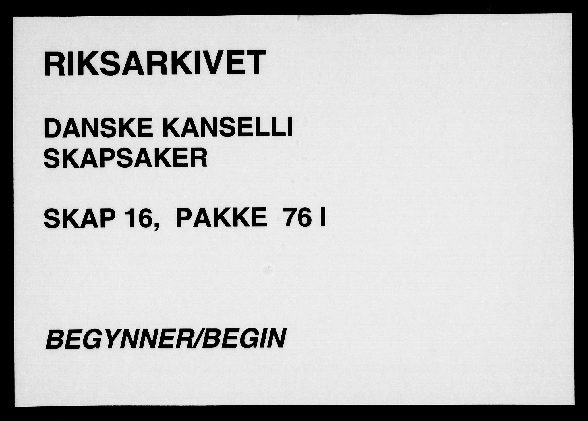 Danske Kanselli, Skapsaker, RA/EA-4061/F/L0126: Skap 16, pakke 74-76 II, 1789-1792, s. 241