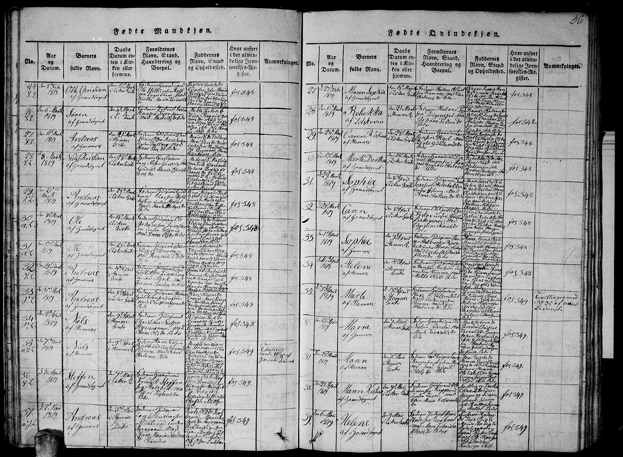 Høland prestekontor Kirkebøker, AV/SAO-A-10346a/G/Ga/L0001: Klokkerbok nr. I 1, 1814-1827, s. 30