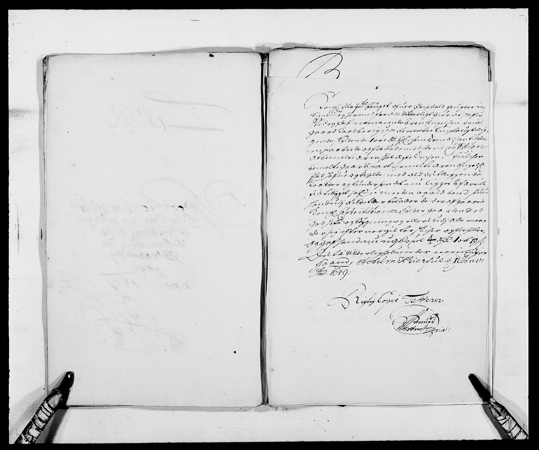 Rentekammeret inntil 1814, Reviderte regnskaper, Fogderegnskap, AV/RA-EA-4092/R58/L3936: Fogderegnskap Orkdal, 1689-1690, s. 168