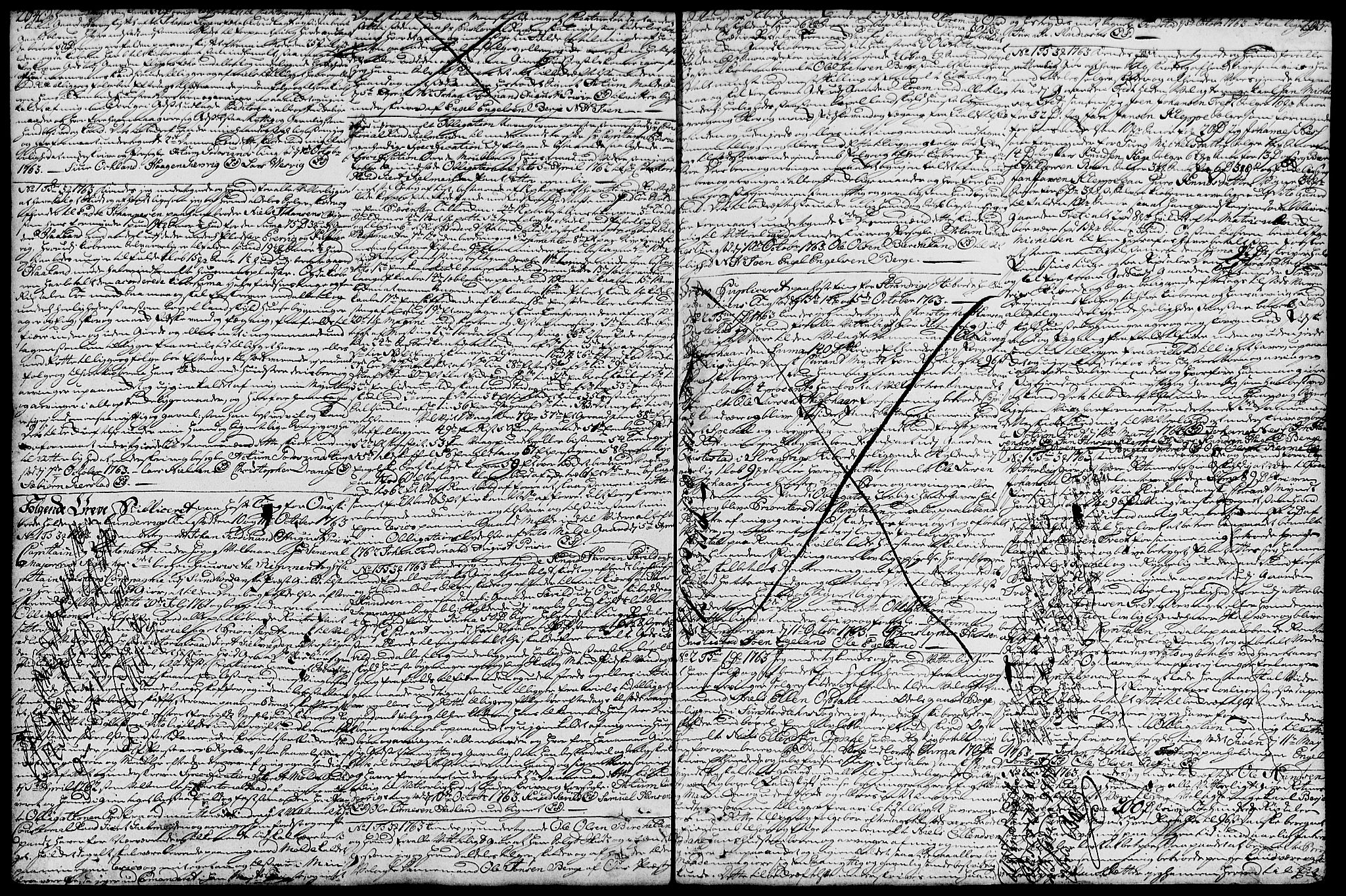 Sunnhordland sorenskrivar, SAB/A-2401/1/G/Gb/Gbe/L0003: Pantebok nr. II.B.e.2a, 1756-1767, s. 204-205