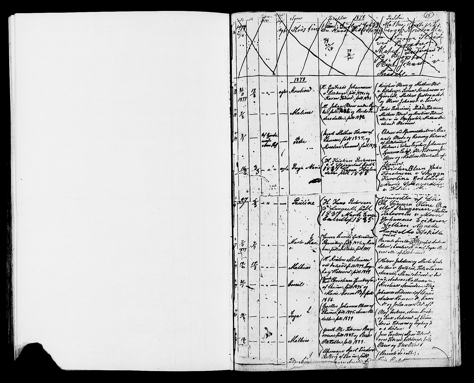 Fåberg prestekontor, SAH/PREST-086/H/Ha/Hab/L0007: Klokkerbok nr. 7, 1856-1891, s. 15