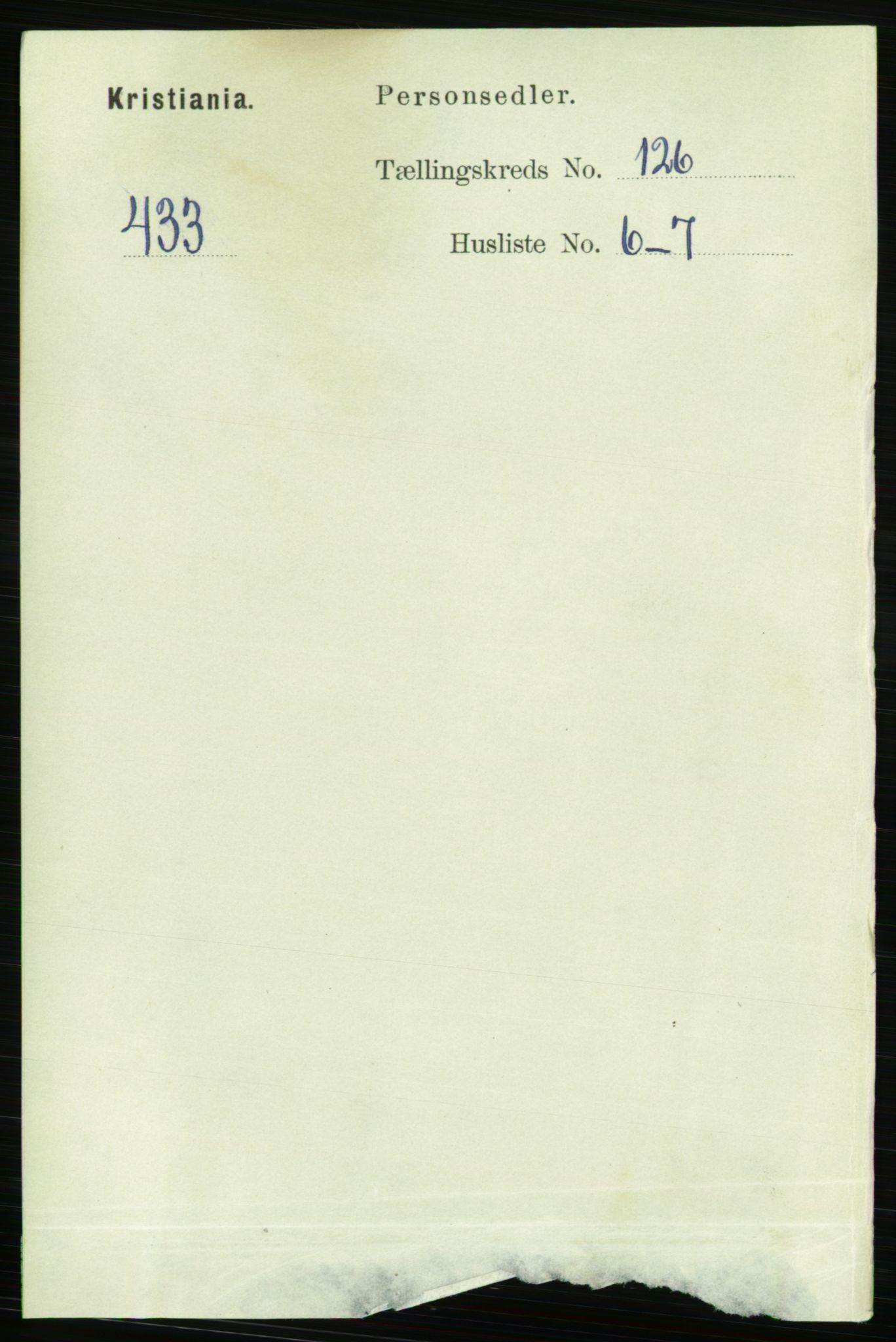 RA, Folketelling 1891 for 0301 Kristiania kjøpstad, 1891, s. 67342
