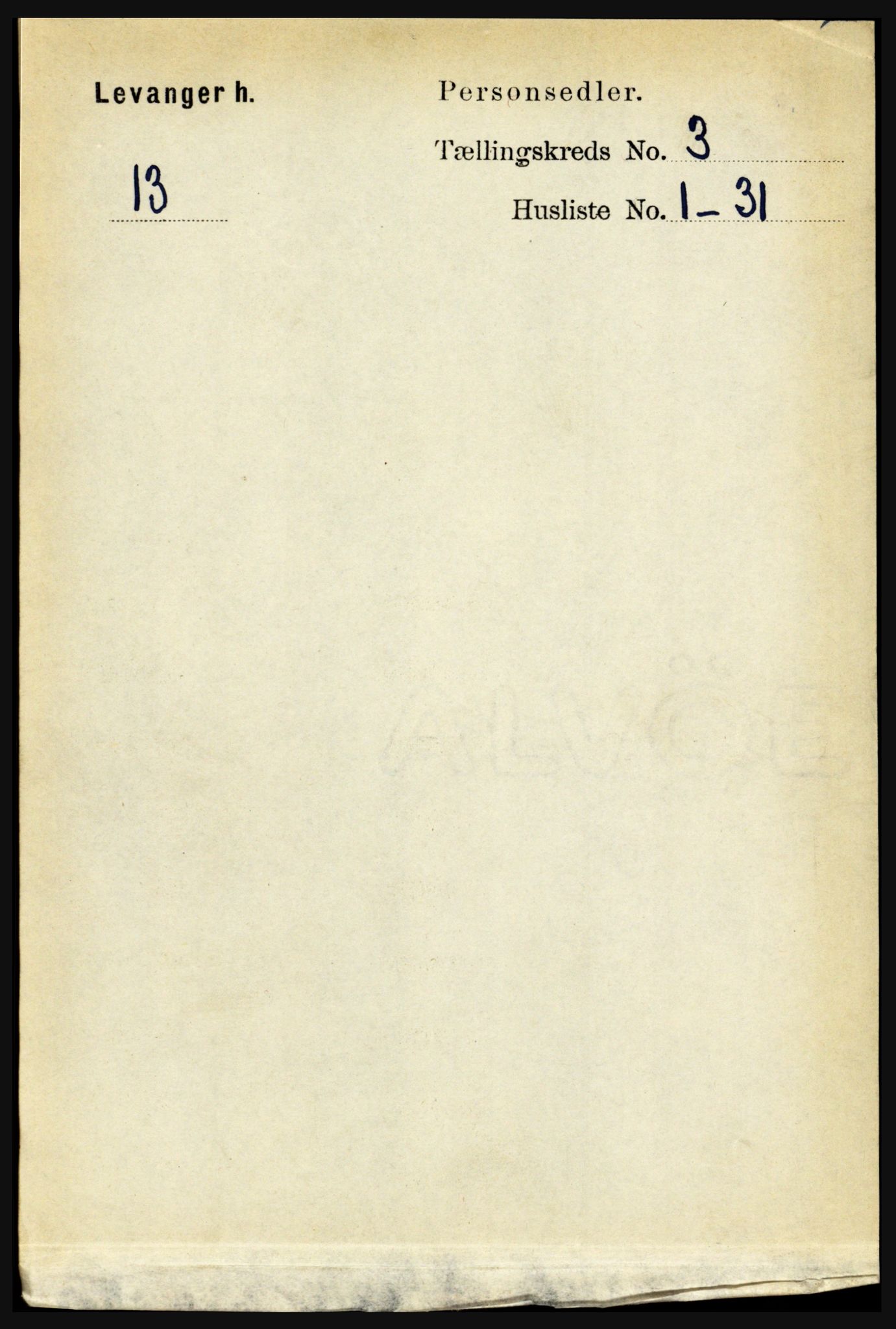RA, Folketelling 1891 for 1720 Levanger herred, 1891, s. 1612