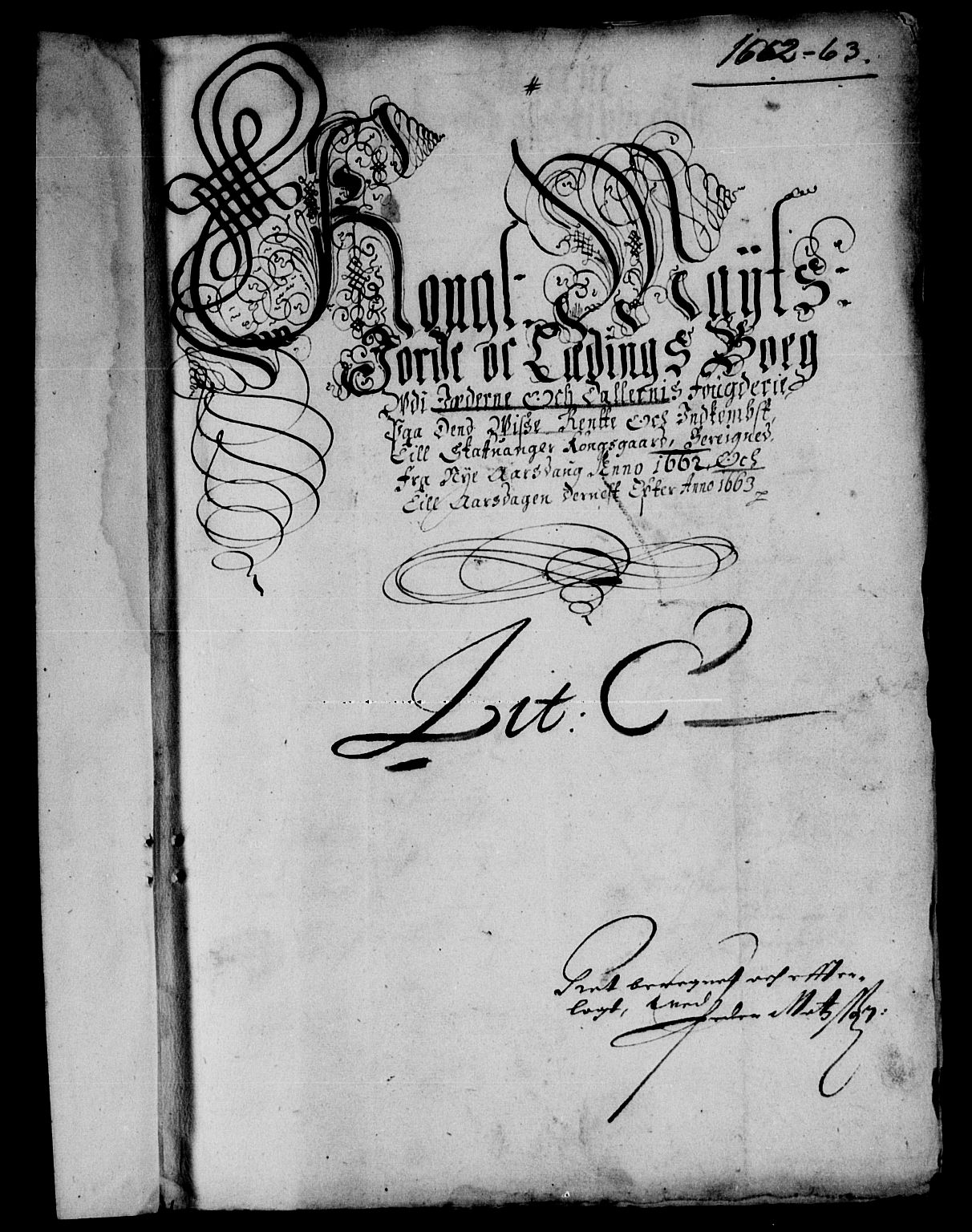 Rentekammeret inntil 1814, Reviderte regnskaper, Lensregnskaper, AV/RA-EA-5023/R/Rb/Rbs/L0045: Stavanger len, 1662-1663