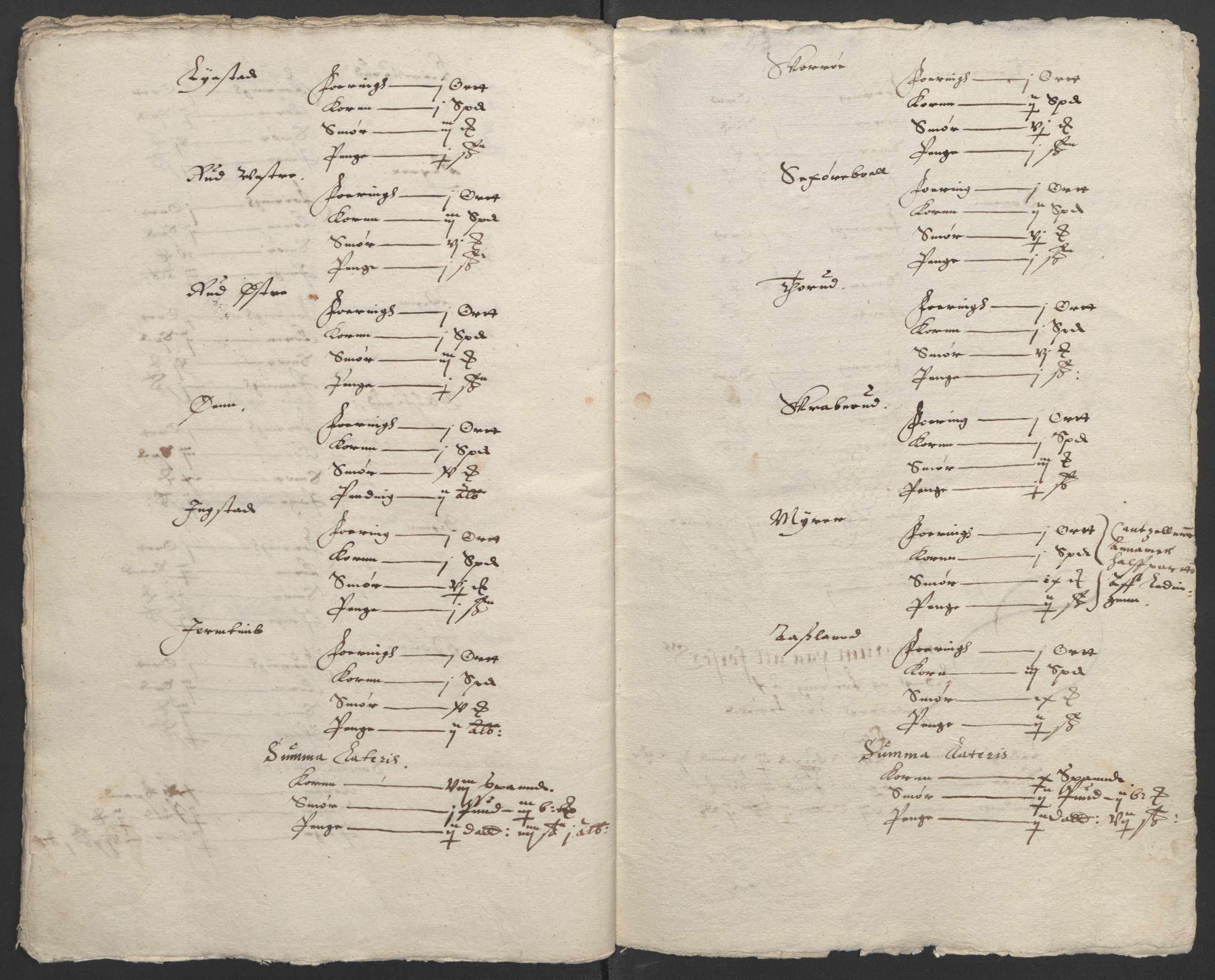 Stattholderembetet 1572-1771, AV/RA-EA-2870/Ek/L0002/0001: Jordebøker til utlikning av garnisonsskatt 1624-1626: / Jordebøker for noen vikværske len, 1624-1626, s. 95