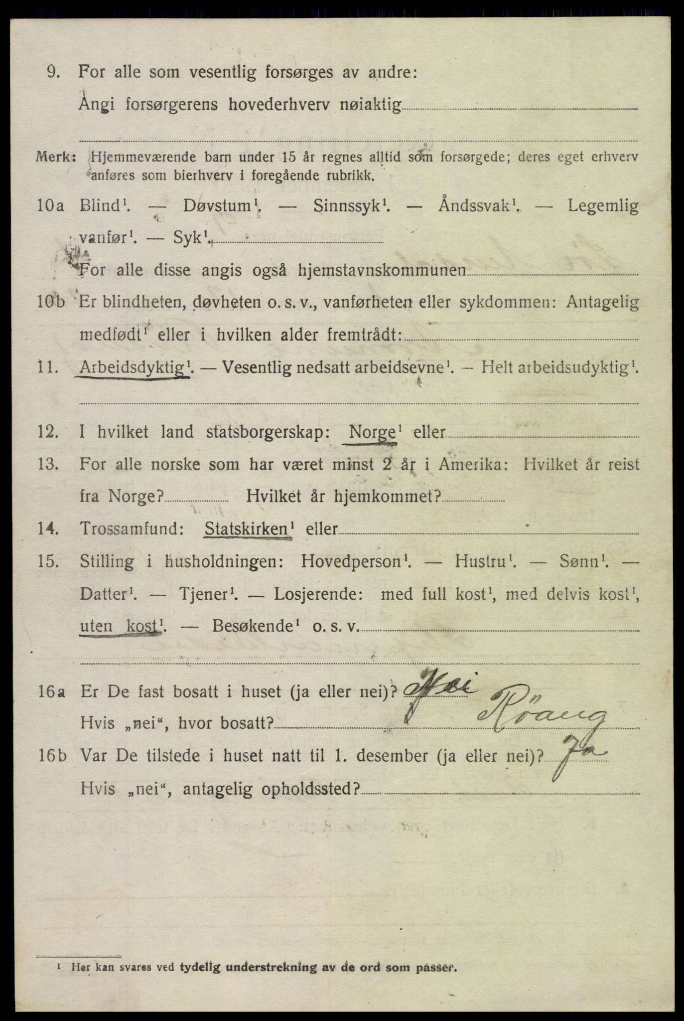 SAH, Folketelling 1920 for 0540 Sør-Aurdal herred, 1920, s. 2338