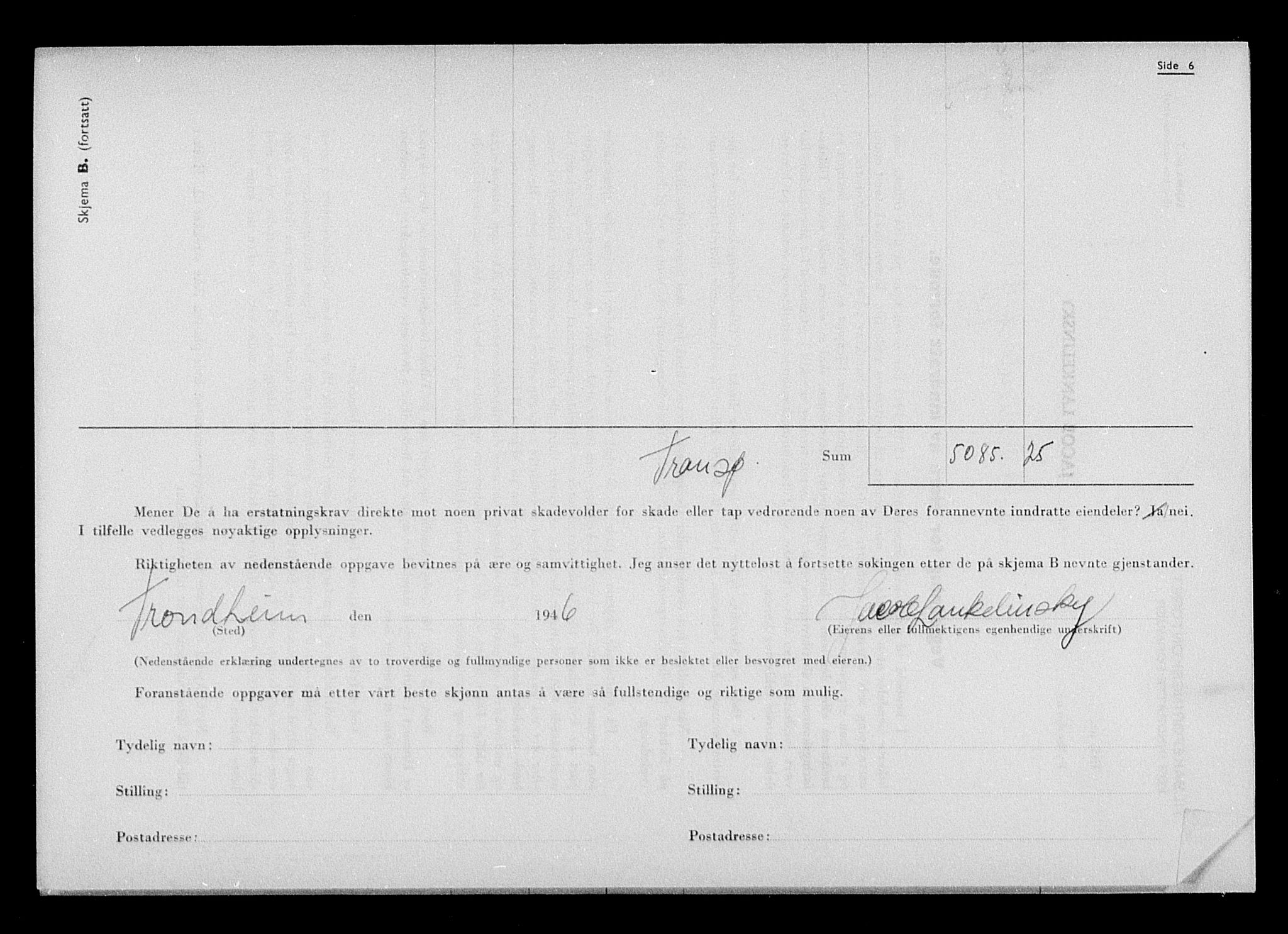 Justisdepartementet, Tilbakeføringskontoret for inndratte formuer, AV/RA-S-1564/H/Hc/Hca/L0903: --, 1945-1947, s. 24