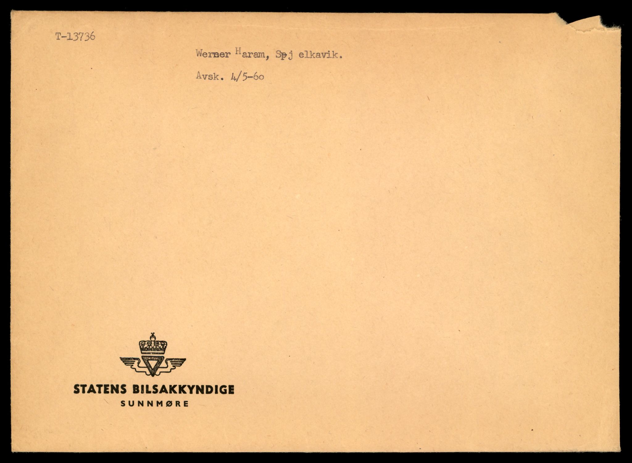 Møre og Romsdal vegkontor - Ålesund trafikkstasjon, AV/SAT-A-4099/F/Fe/L0041: Registreringskort for kjøretøy T 13710 - T 13905, 1927-1998, s. 461