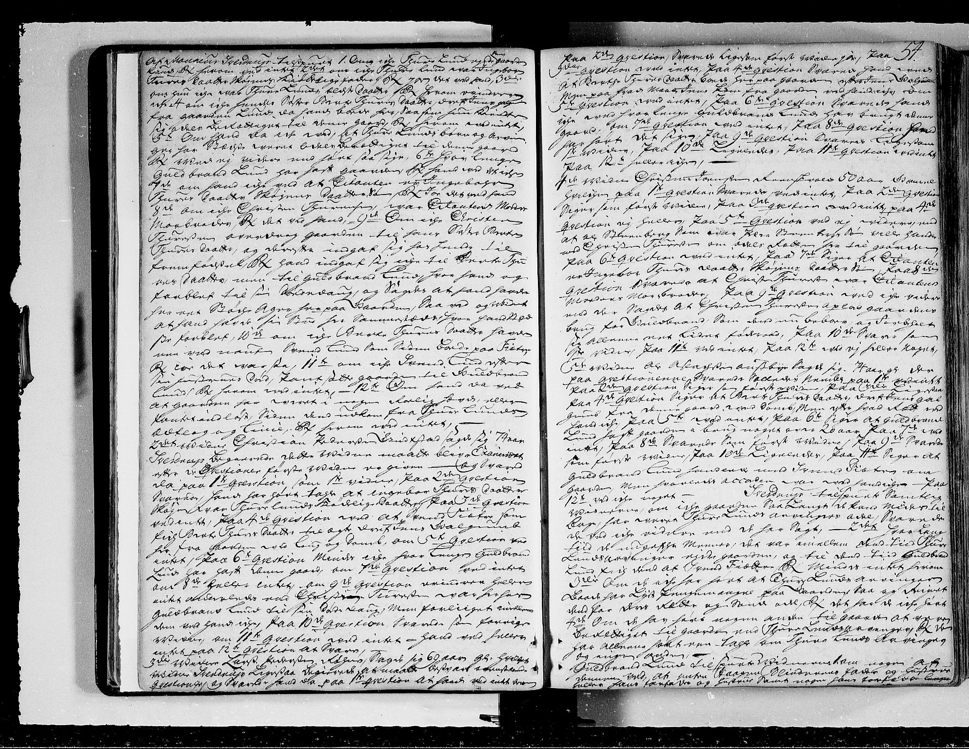 Hedemarken sorenskriveri, SAH/TING-034/G/Gb/L0042: Tingbok, 1729-1732, s. 53b-54a