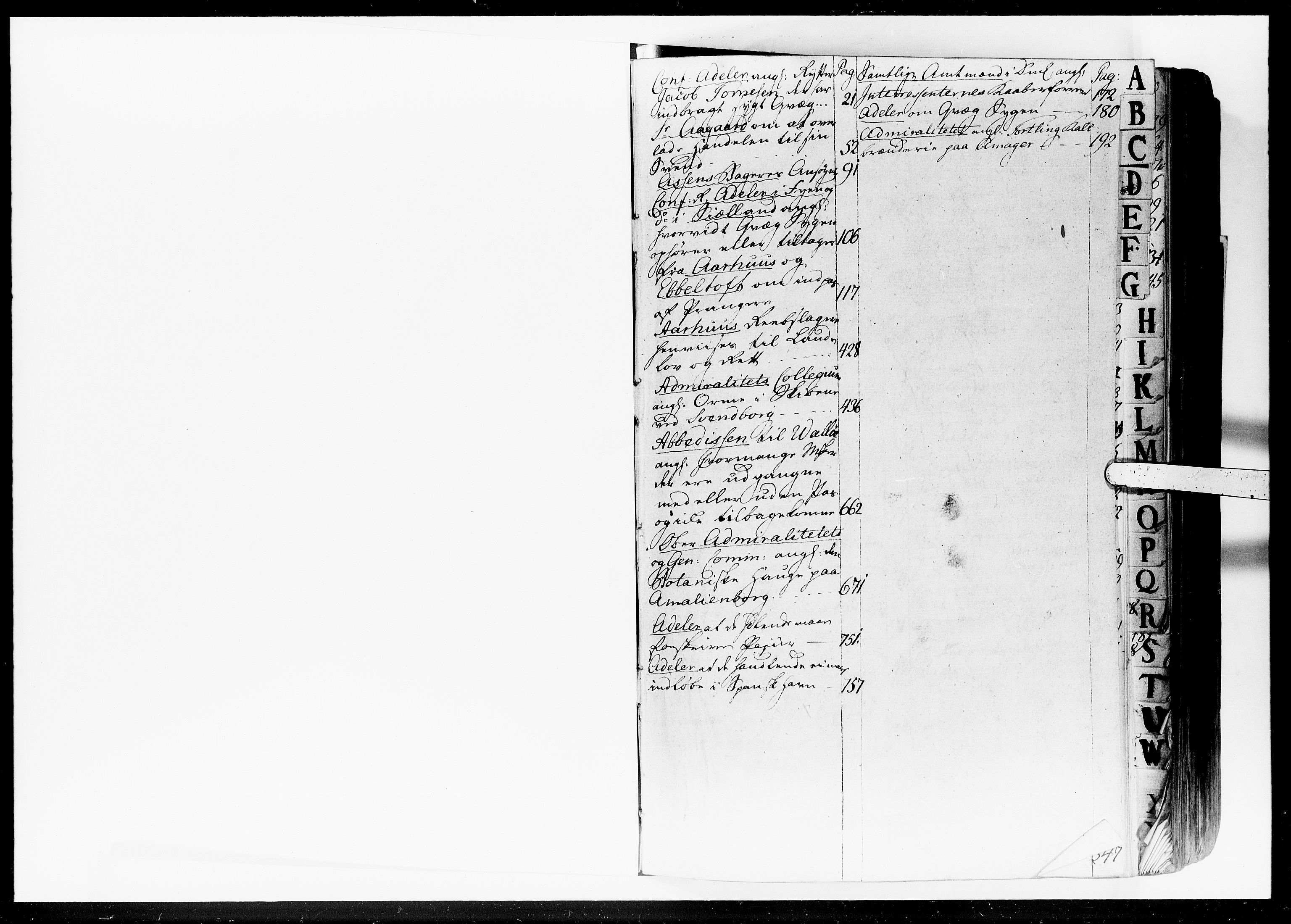 Kommercekollegiet, Dansk-Norske Sekretariat, DRA/A-0001/10/44: Dansk-Norsk kopibog, 1748-1754