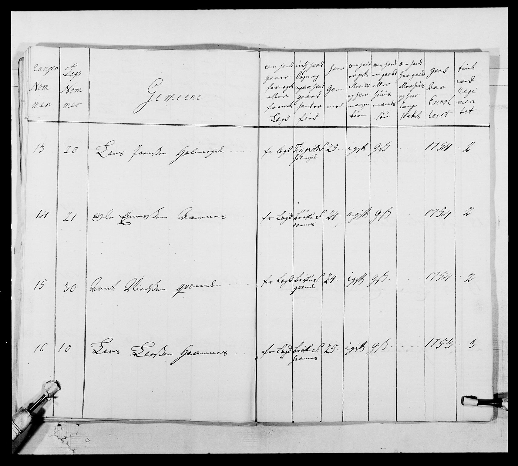 Kommanderende general (KG I) med Det norske krigsdirektorium, AV/RA-EA-5419/E/Ea/L0512b: 2. Trondheimske regiment, 1756-1761, s. 289