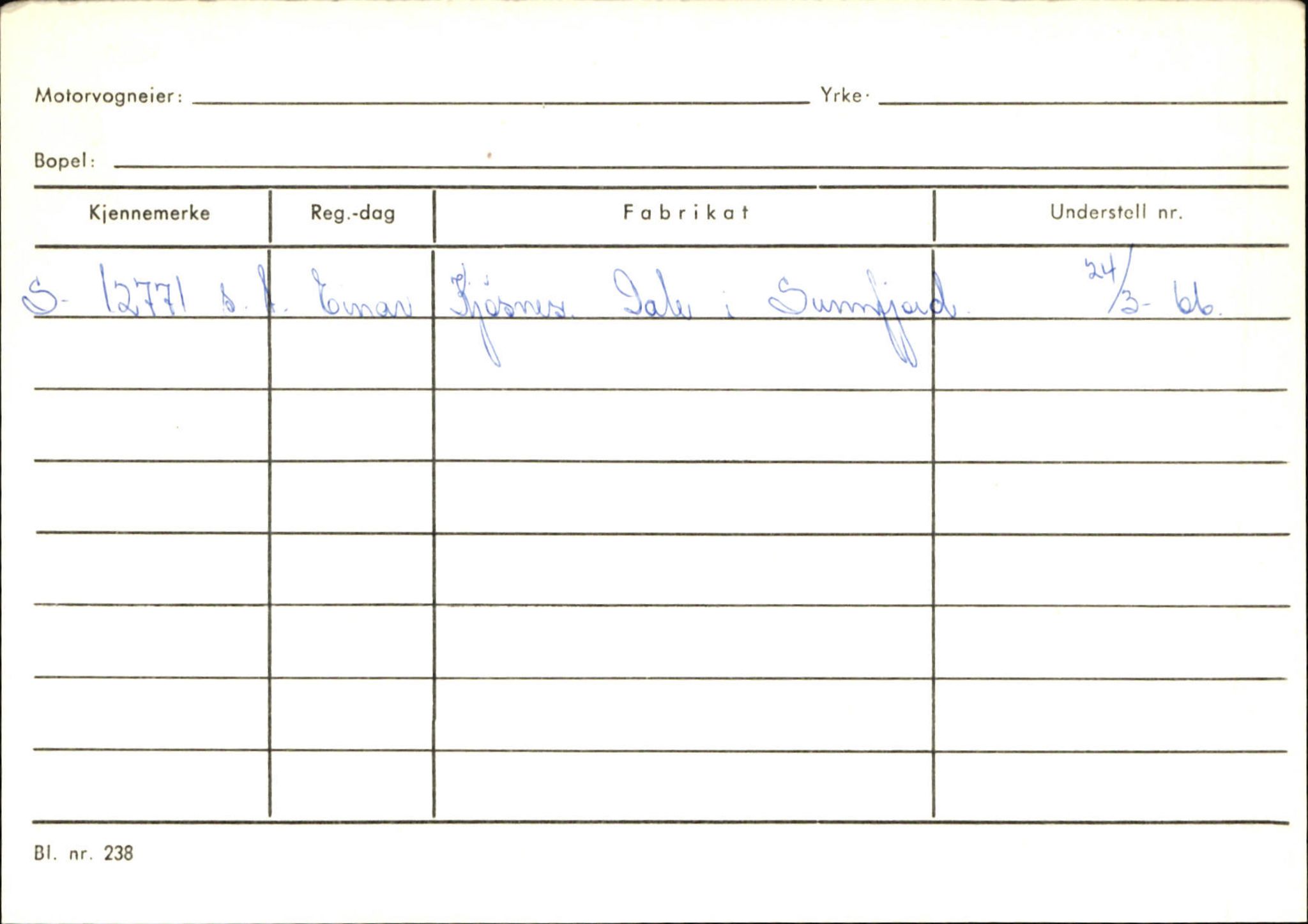 Statens vegvesen, Sogn og Fjordane vegkontor, AV/SAB-A-5301/4/F/L0125: Eigarregister Sogndal V-Å. Aurland A-Å. Fjaler A-N, 1945-1975, s. 1702