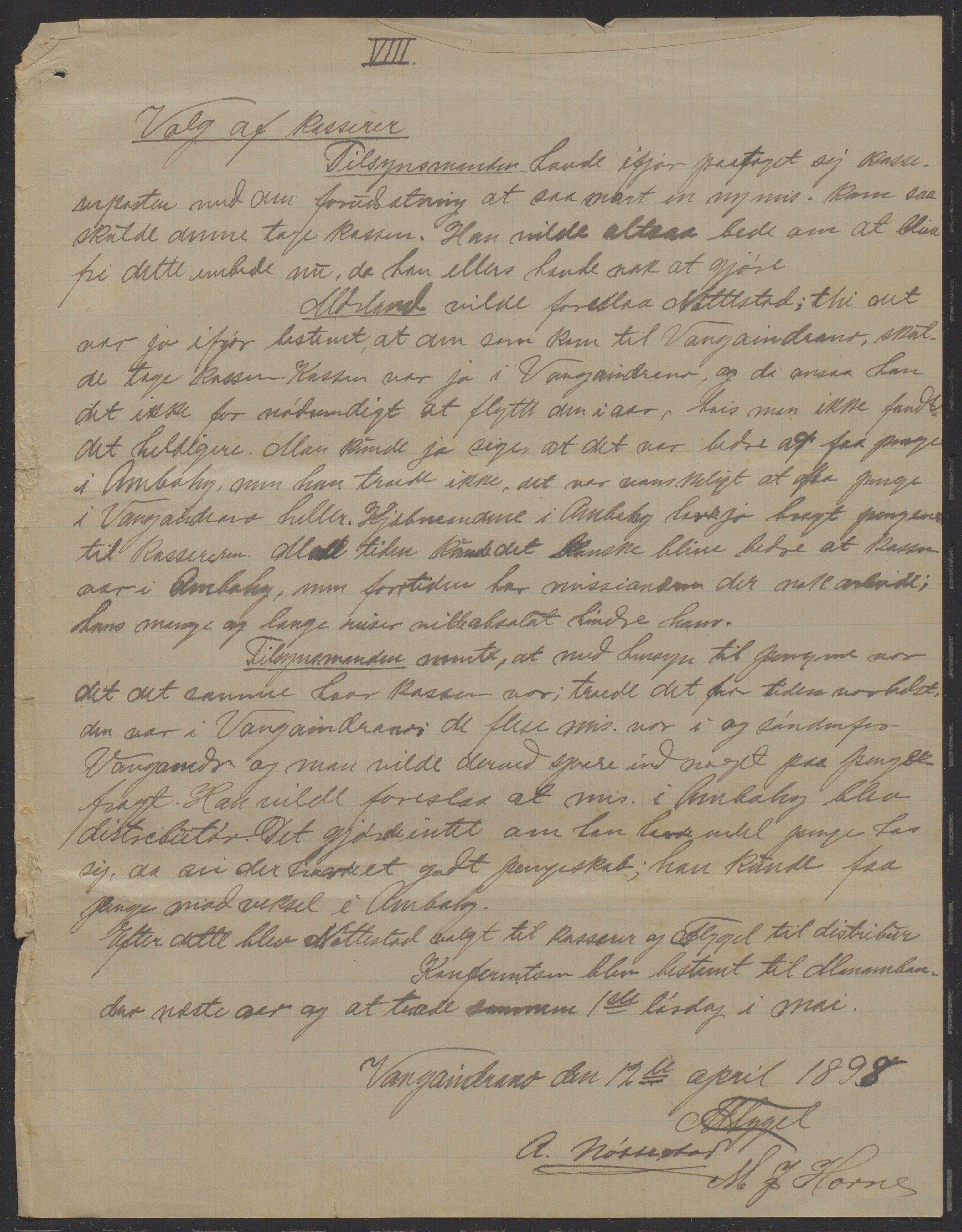 Det Norske Misjonsselskap - hovedadministrasjonen, VID/MA-A-1045/D/Da/Daa/L0042/0005: Konferansereferat og årsberetninger / Konferansereferat fra Øst-Madagaskar., 1898