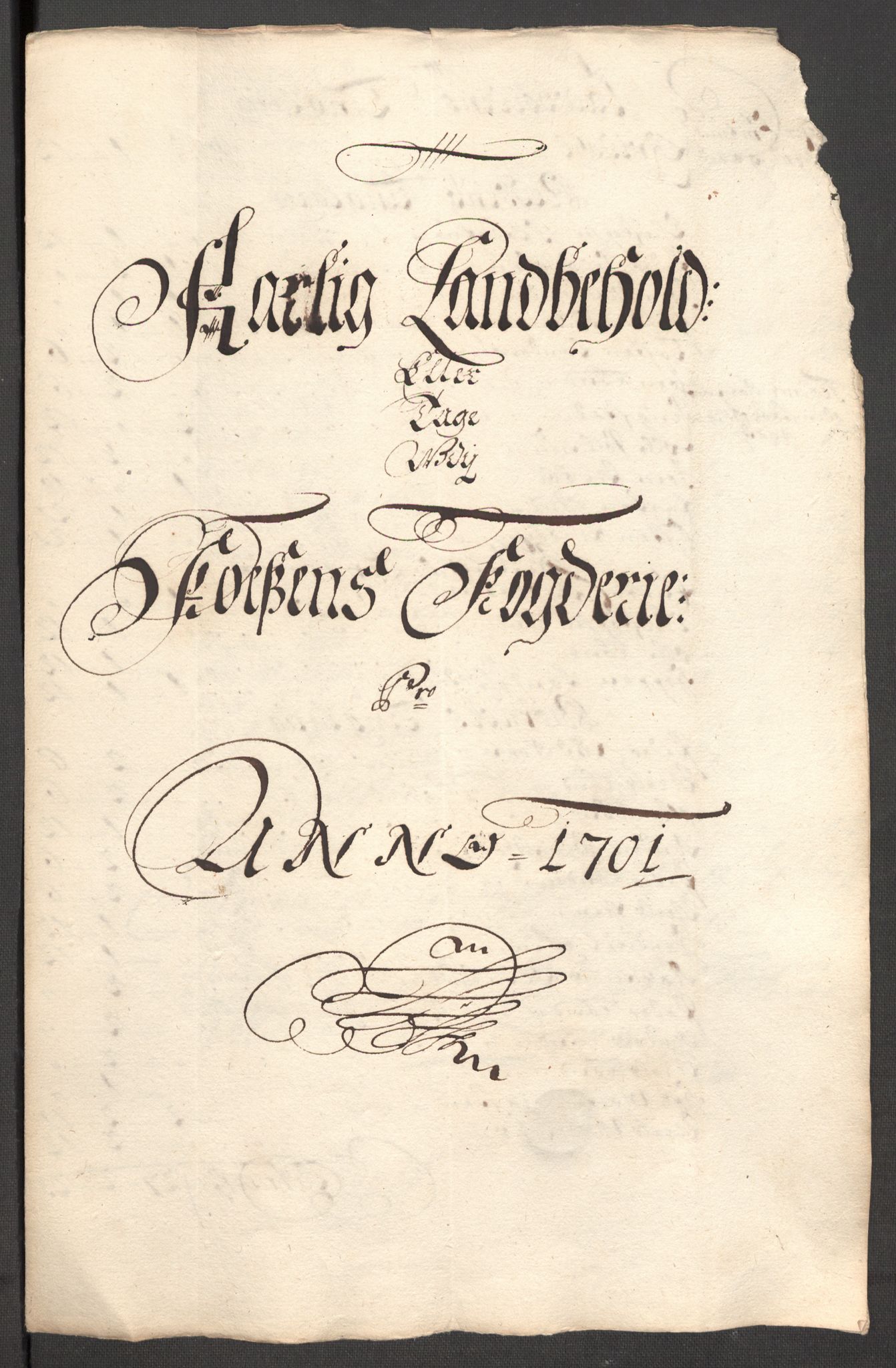 Rentekammeret inntil 1814, Reviderte regnskaper, Fogderegnskap, AV/RA-EA-4092/R57/L3854: Fogderegnskap Fosen, 1700-1701, s. 271