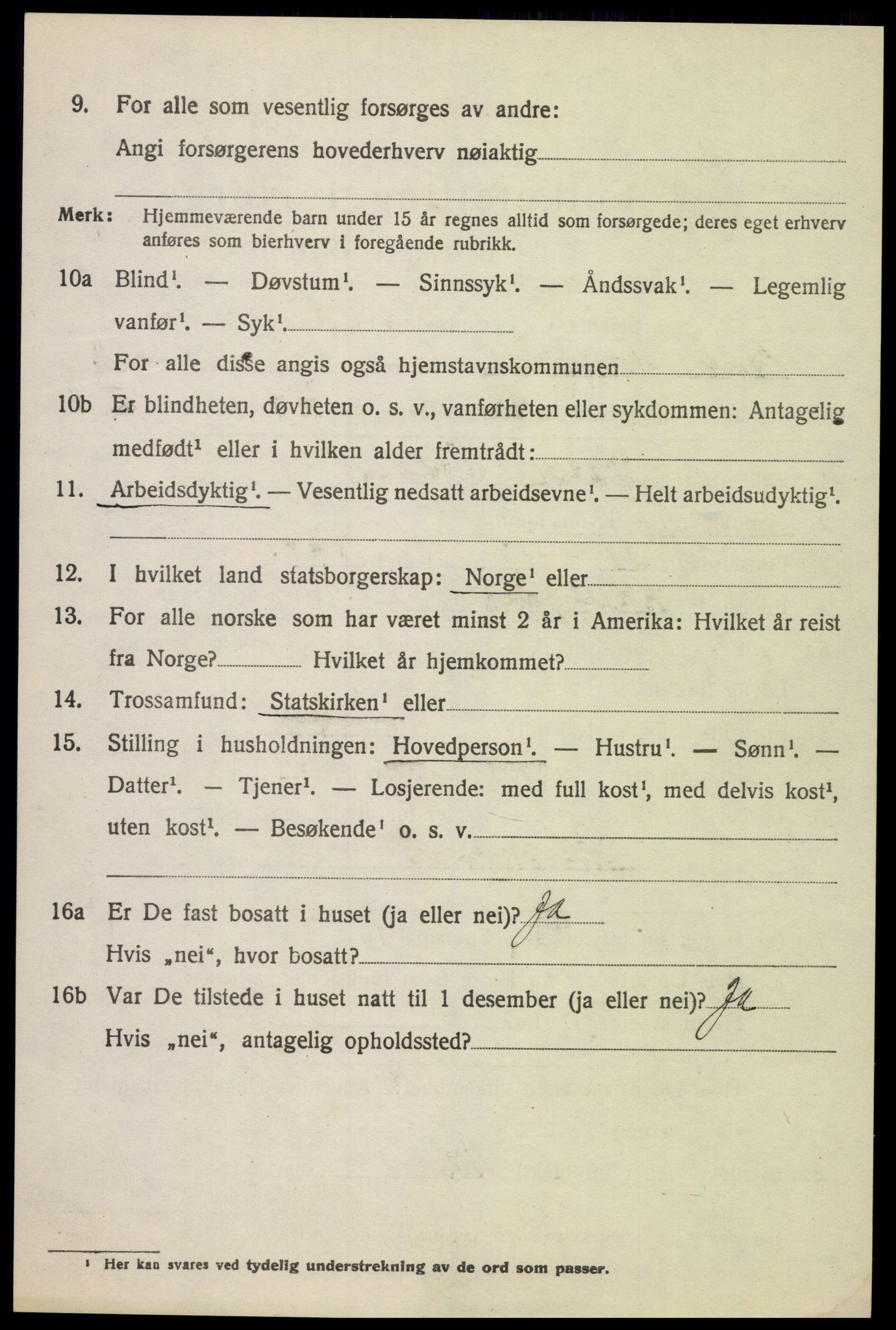 SAH, Folketelling 1920 for 0522 Østre Gausdal herred, 1920, s. 1891