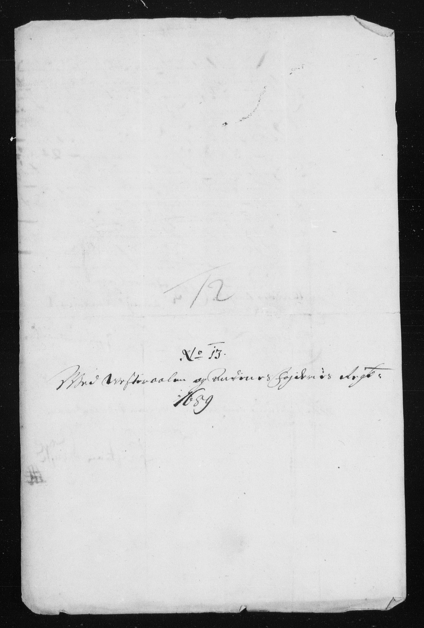 Rentekammeret inntil 1814, Reviderte regnskaper, Stiftamtstueregnskaper, Trondheim stiftamt og Nordland amt, AV/RA-EA-6044/R/Rh/L0014: Nordland amt, 1687-1689