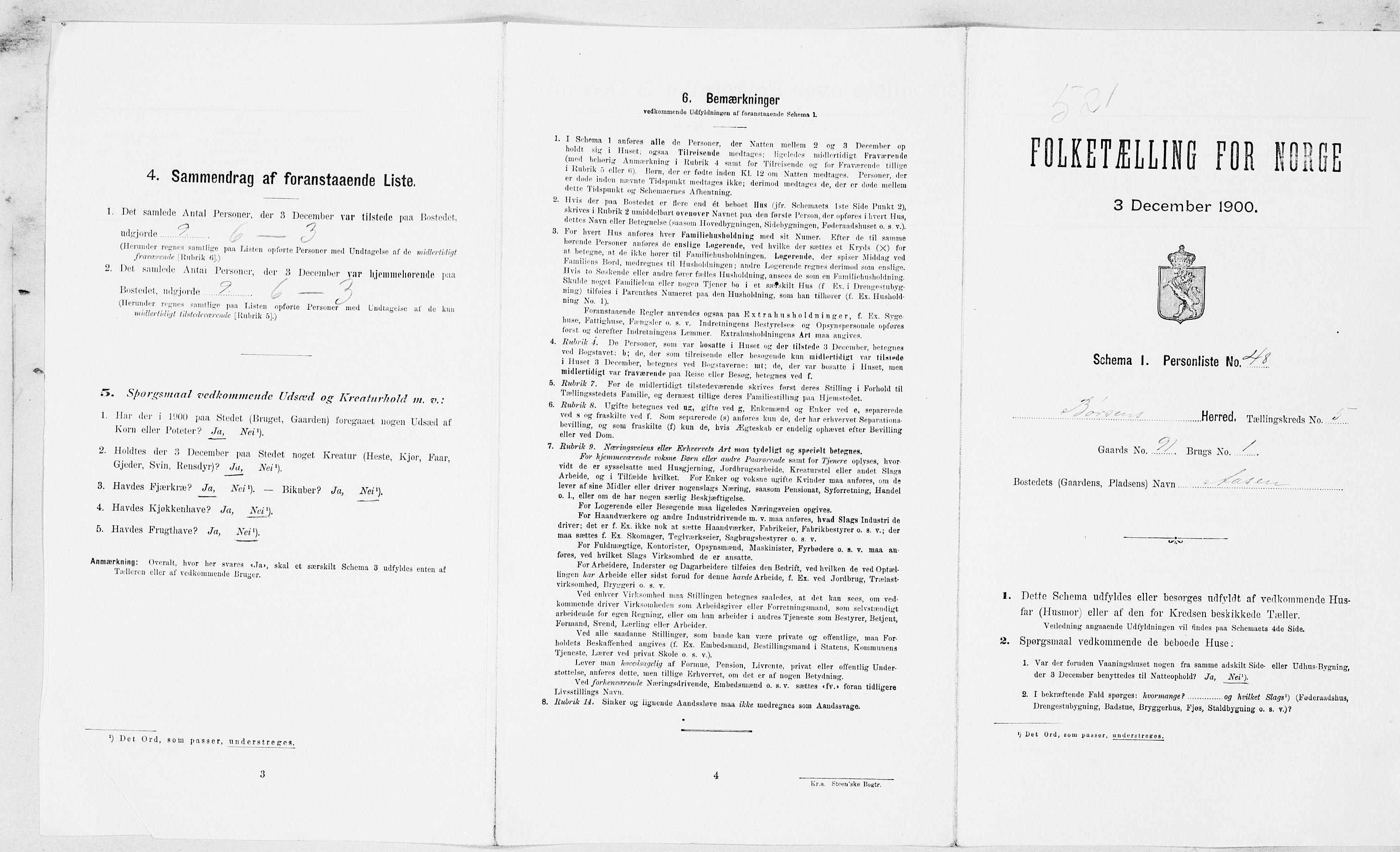 SAT, Folketelling 1900 for 1658 Børsa herred, 1900, s. 647