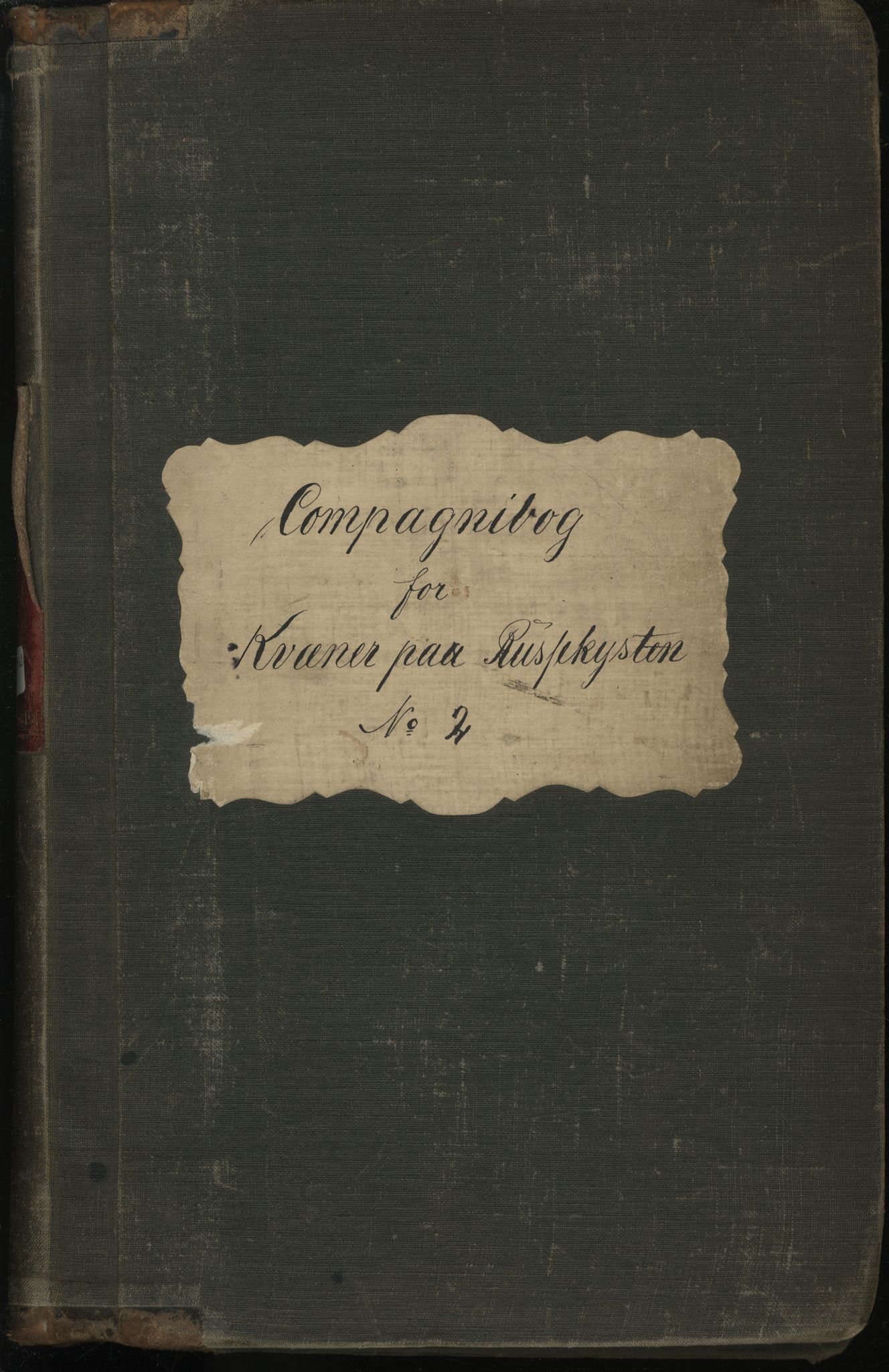 Brodtkorb handel A/S, VAMU/A-0001/F/Fa/L0006/0002: Kompanibøker. Russland / Compagnibog for Kvæner paa Russekysten No 2, 1886-1887