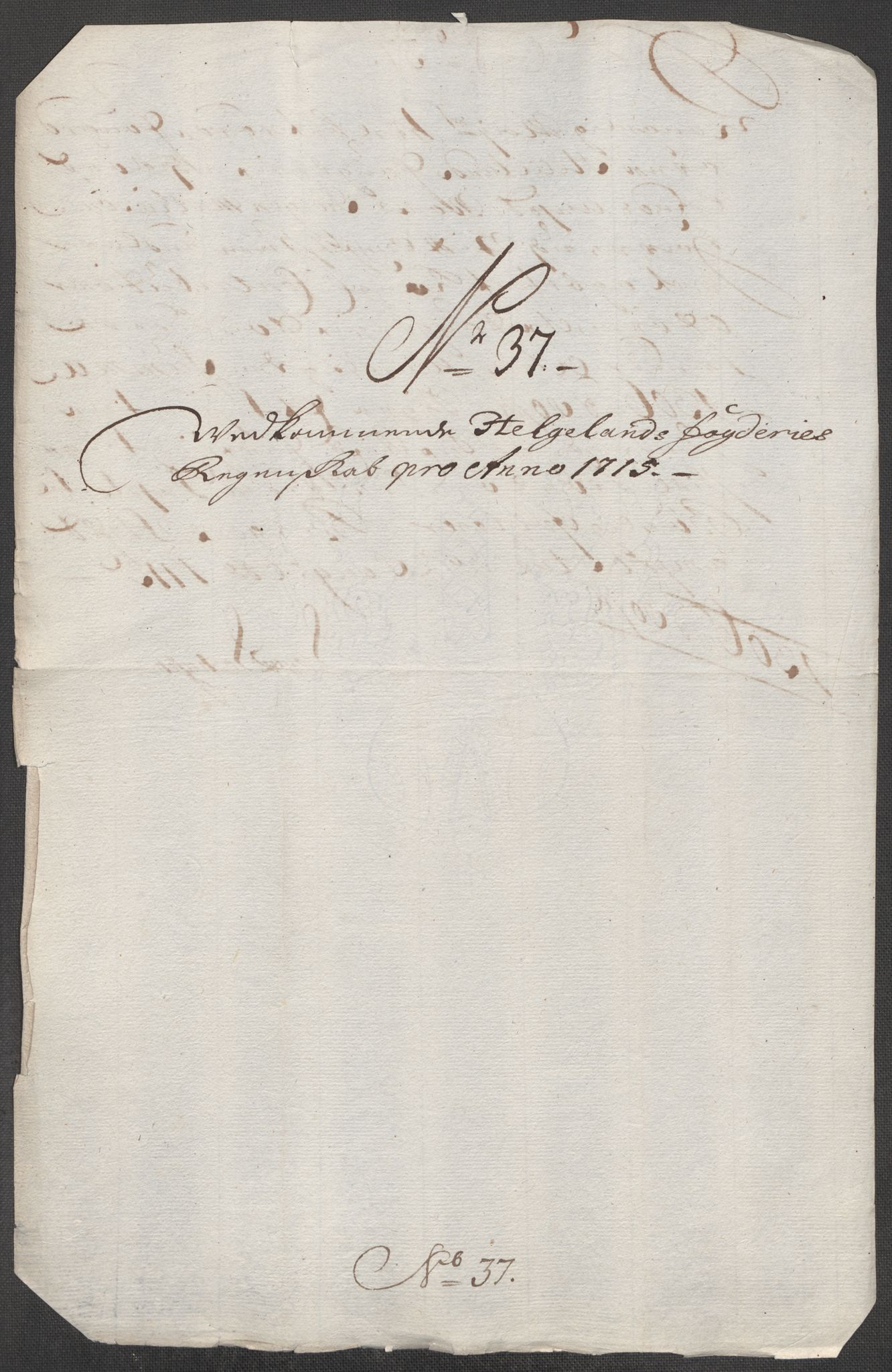 Rentekammeret inntil 1814, Reviderte regnskaper, Fogderegnskap, RA/EA-4092/R65/L4513: Fogderegnskap Helgeland, 1714-1715, s. 676