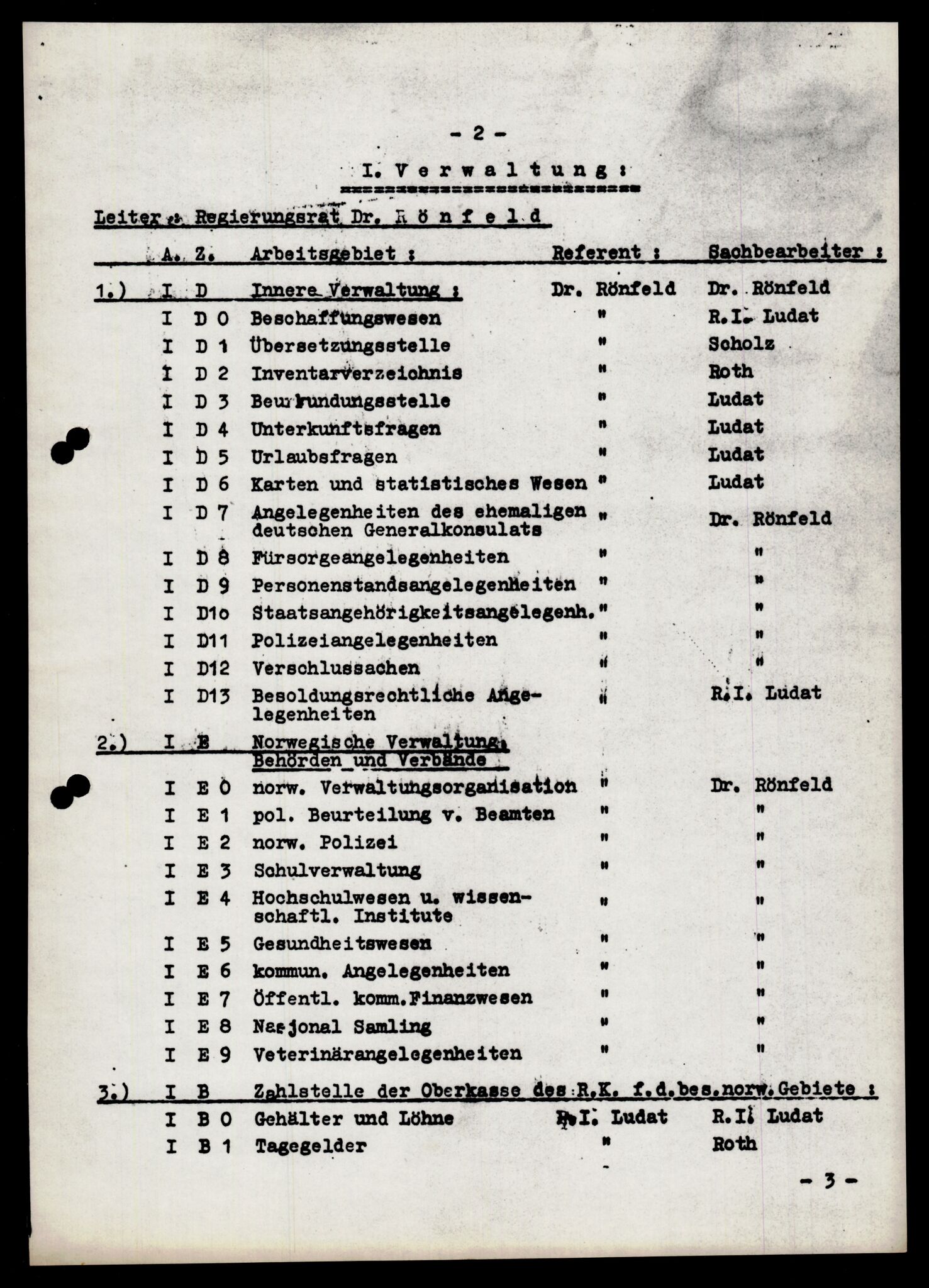 Forsvarets Overkommando. 2 kontor. Arkiv 11.4. Spredte tyske arkivsaker, AV/RA-RAFA-7031/D/Dar/Darb/L0005: Reichskommissariat., 1940-1945, s. 1180