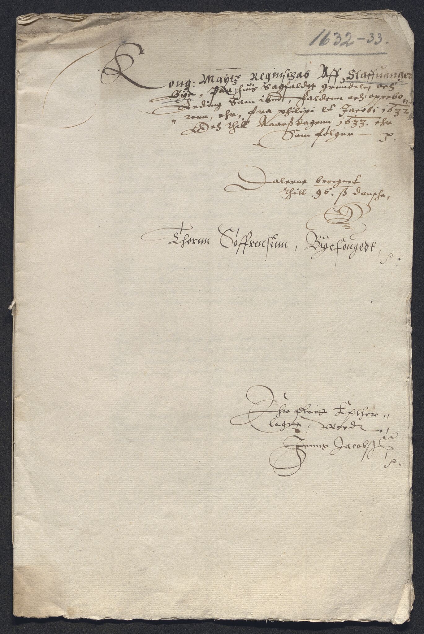 Rentekammeret inntil 1814, Reviderte regnskaper, Byregnskaper, RA/EA-4066/R/Ro/L0298: [O1] By- og kontribusjonsregnskap, 1624-1639, s. 86