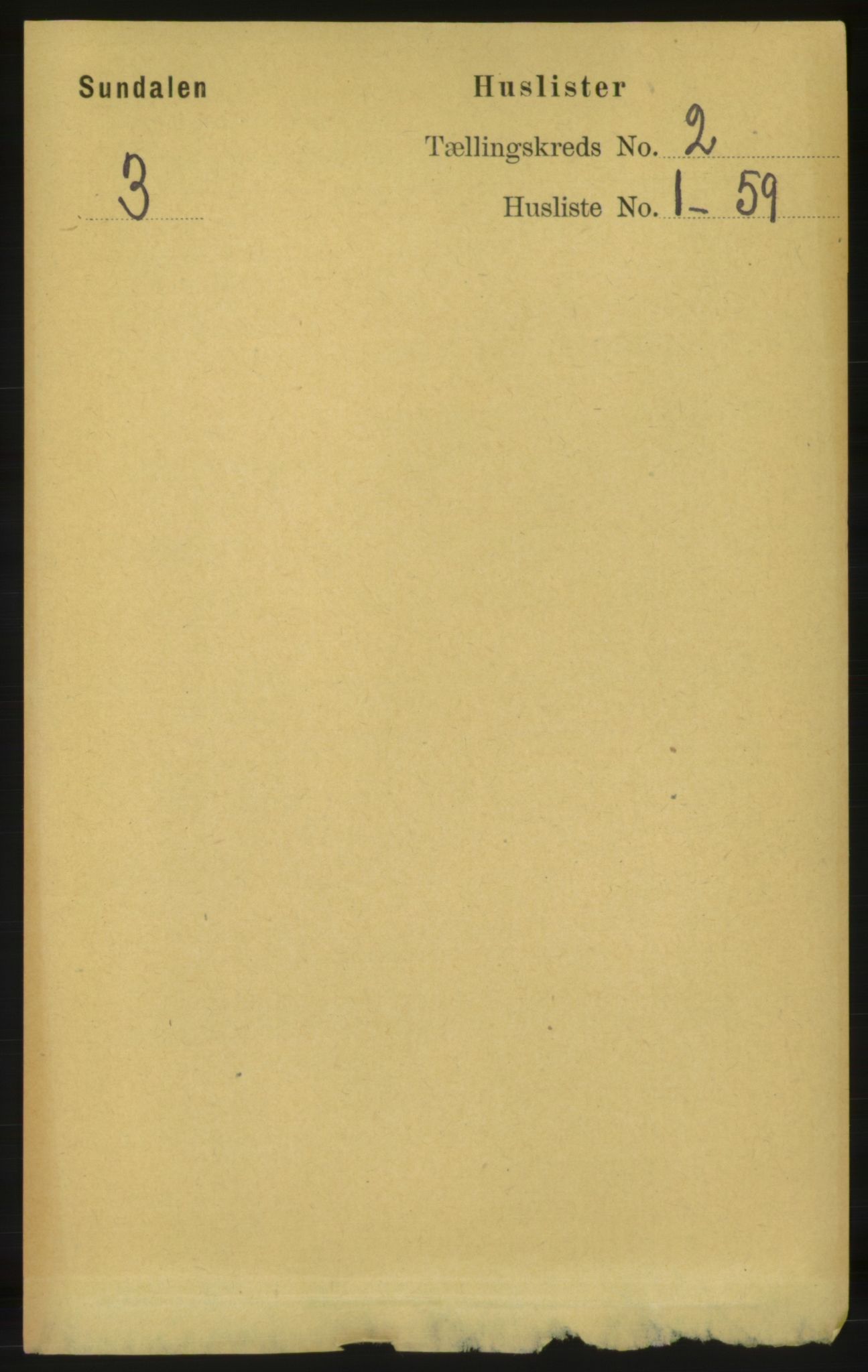 RA, Folketelling 1891 for 1563 Sunndal herred, 1891, s. 224