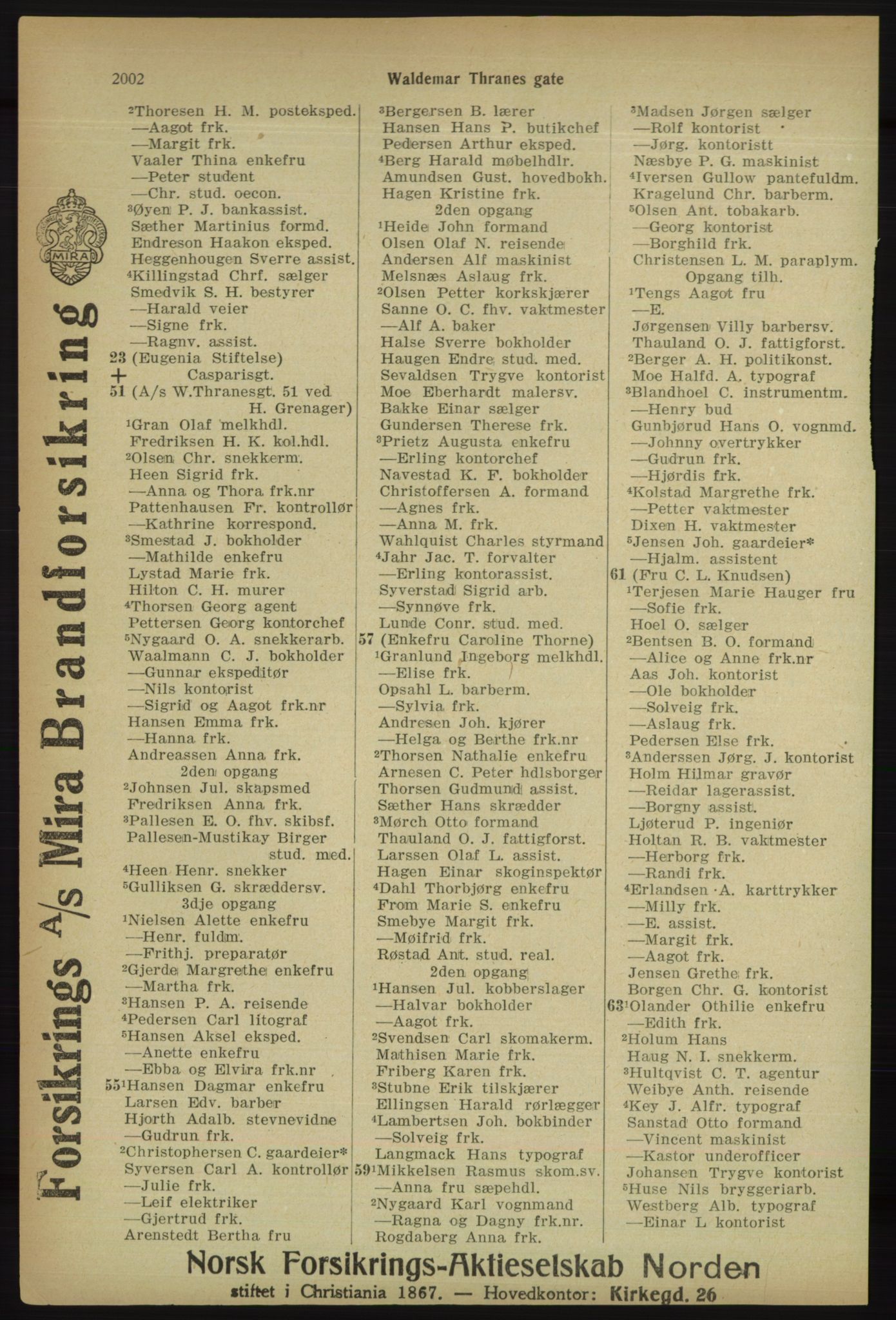 Kristiania/Oslo adressebok, PUBL/-, 1918, s. 2155