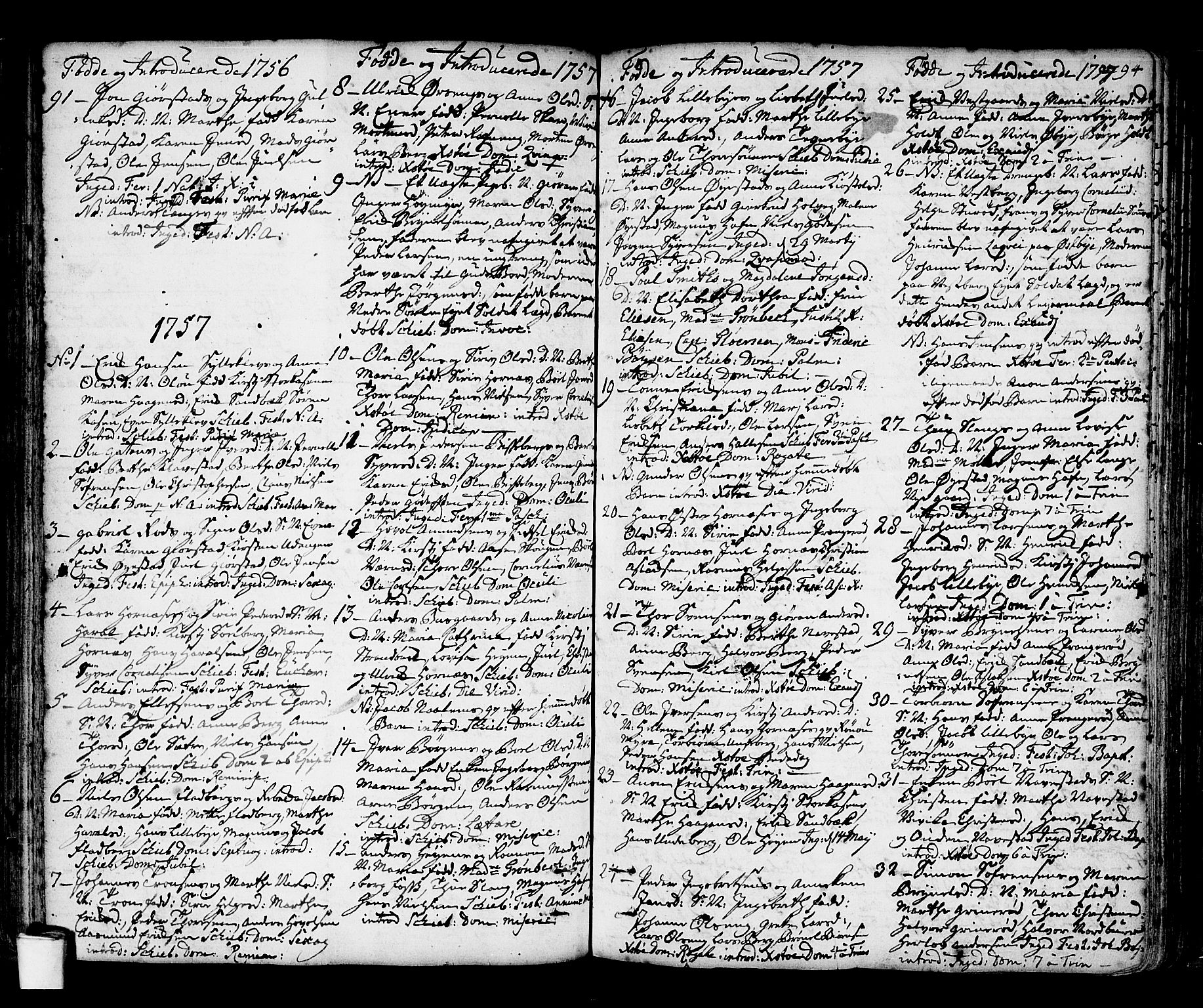 Skjeberg prestekontor Kirkebøker, SAO/A-10923/F/Fa/L0002: Ministerialbok nr. I 2, 1726-1791, s. 94