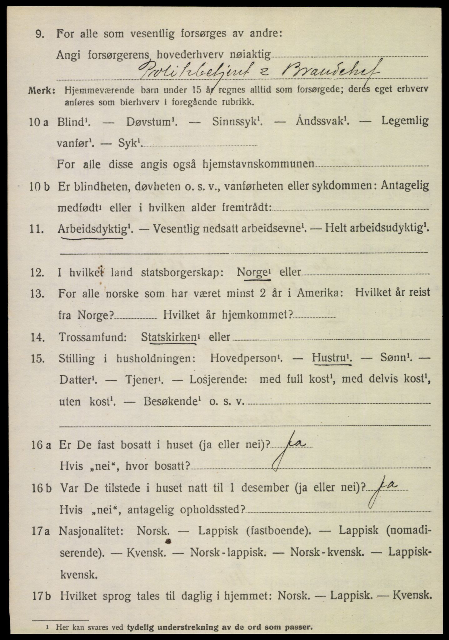 SAT, Folketelling 1920 for 1841 Fauske herred, 1920, s. 6069