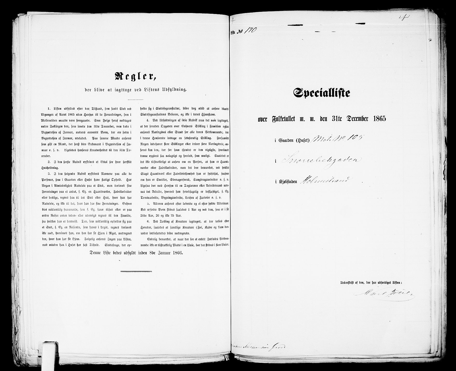 RA, Folketelling 1865 for 0702B Botne prestegjeld, Holmestrand kjøpstad, 1865, s. 349
