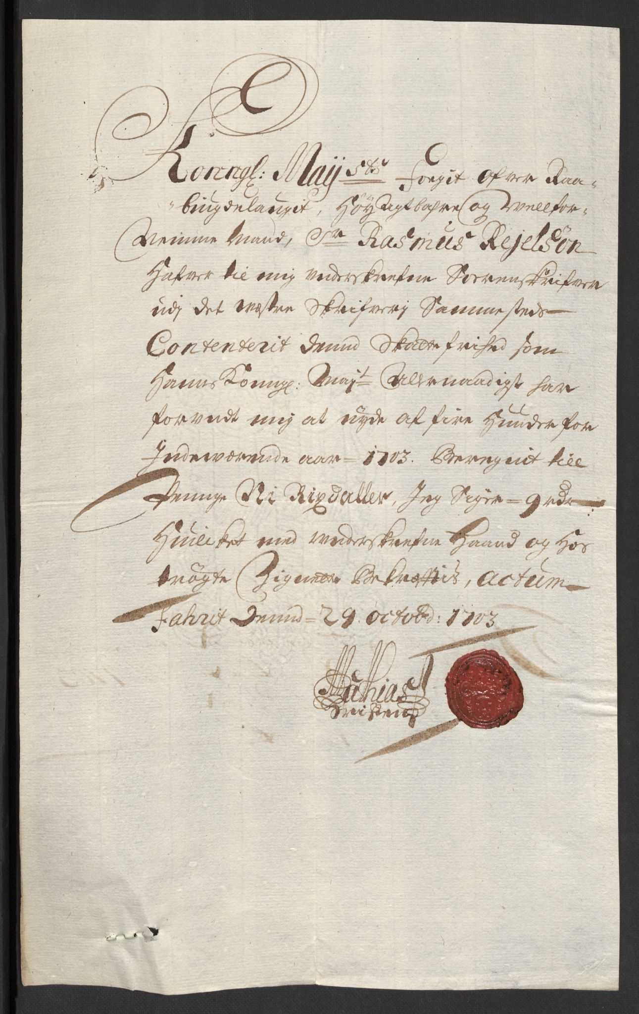 Rentekammeret inntil 1814, Reviderte regnskaper, Fogderegnskap, RA/EA-4092/R40/L2447: Fogderegnskap Råbyggelag, 1703-1705, s. 78