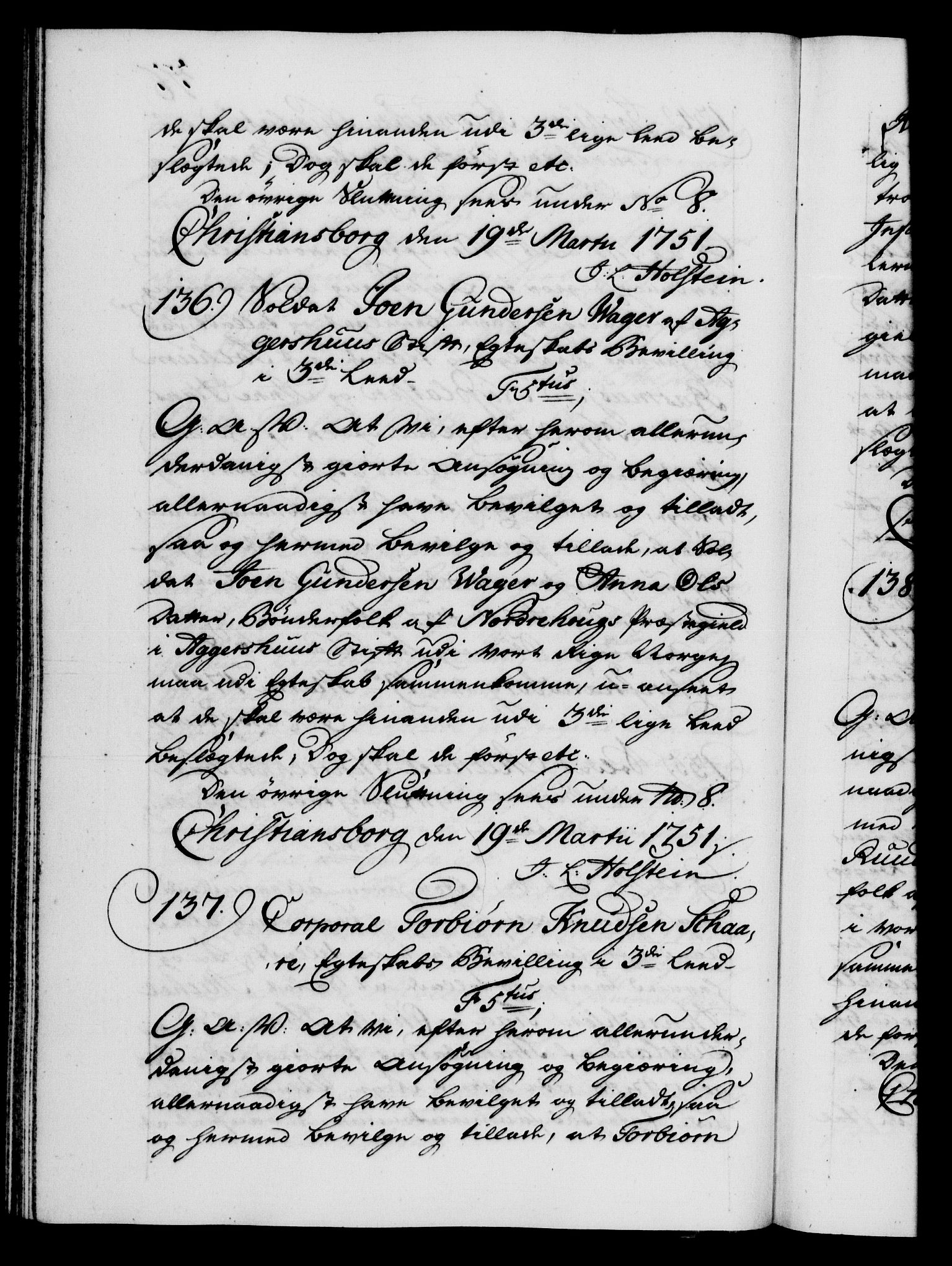 Danske Kanselli 1572-1799, RA/EA-3023/F/Fc/Fca/Fcaa/L0037: Norske registre, 1751-1752, s. 76b