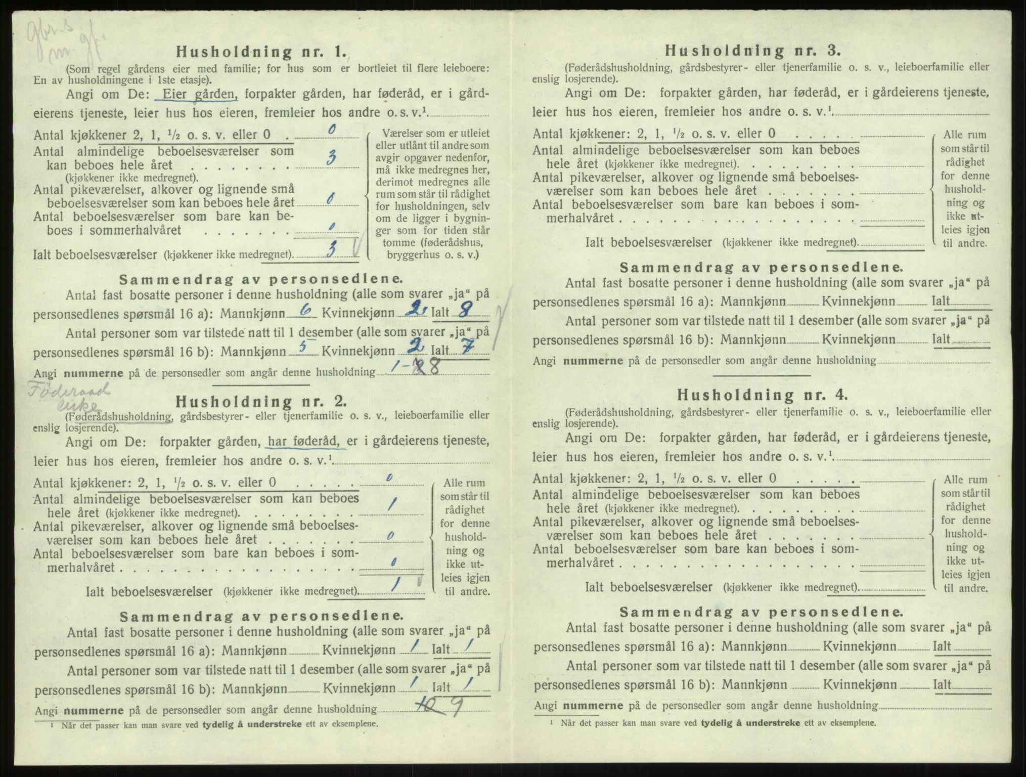 SAB, Folketelling 1920 for 1415 Lavik herred, 1920, s. 348