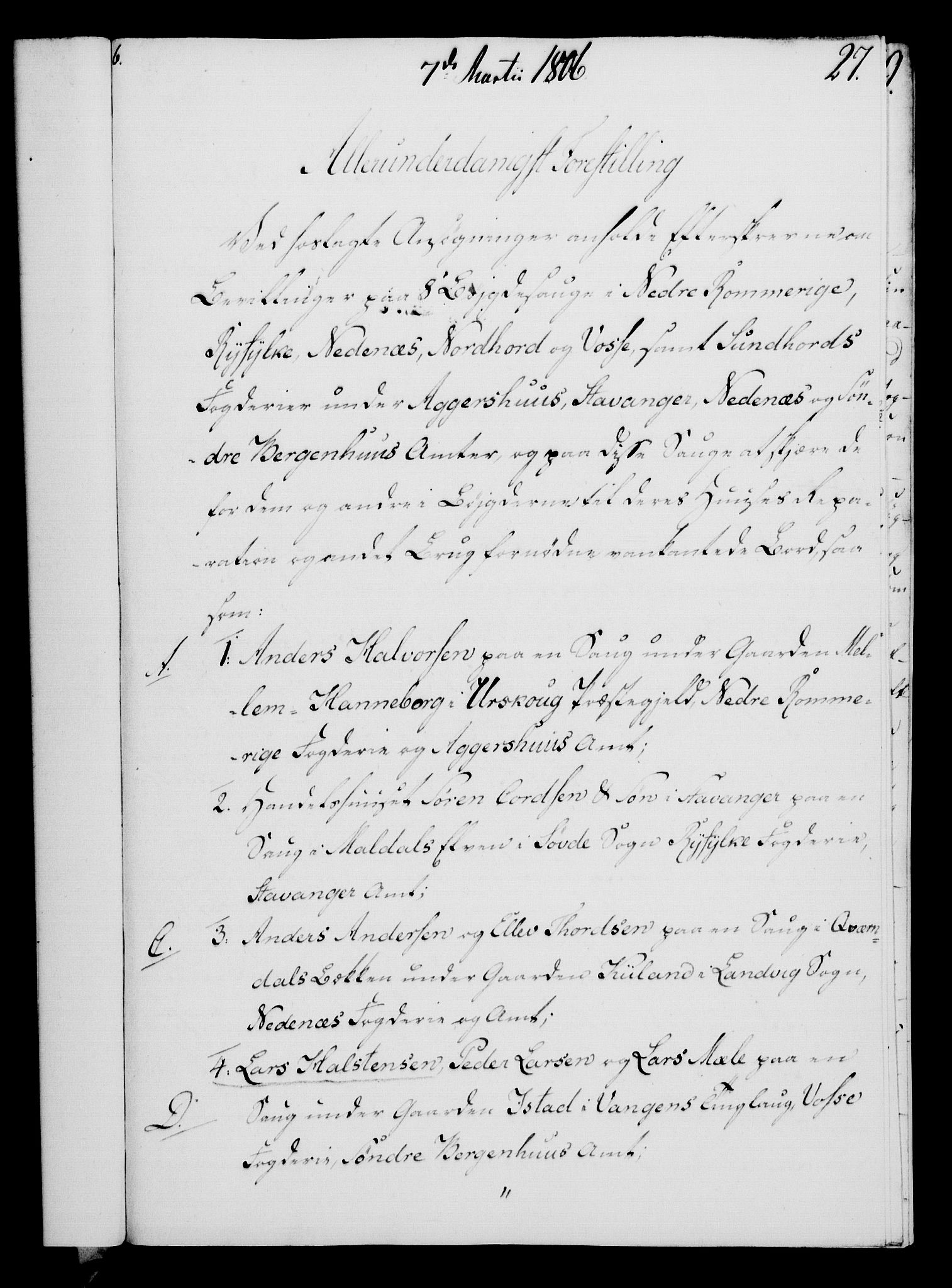 Rentekammeret, Kammerkanselliet, AV/RA-EA-3111/G/Gf/Gfa/L0088: Norsk relasjons- og resolusjonsprotokoll (merket RK 52.88), 1806, s. 172